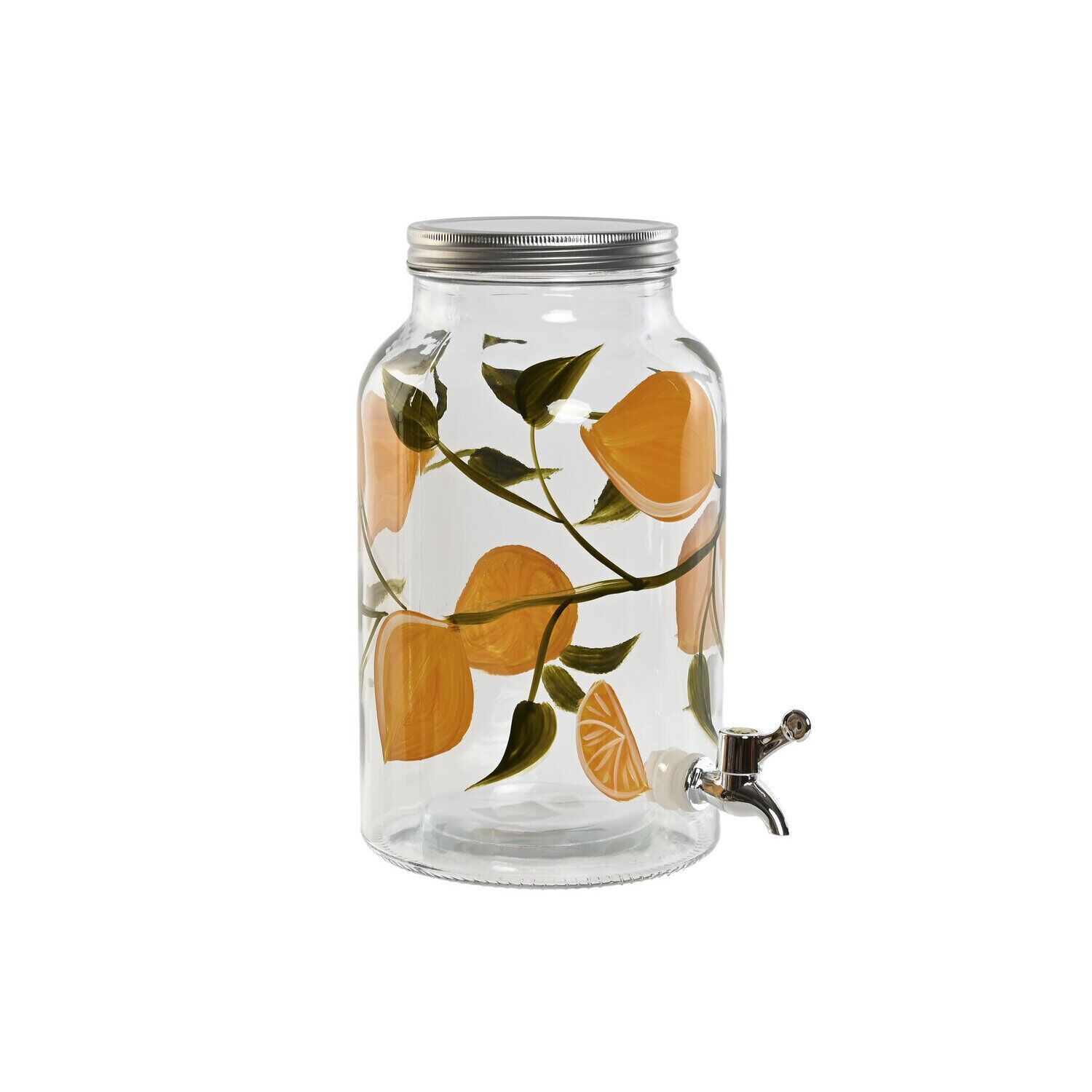 Glass beverage dispenser 18x24x30.5 5l lemons PC217569