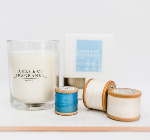 No. 10 cotton 35hr glass candle
