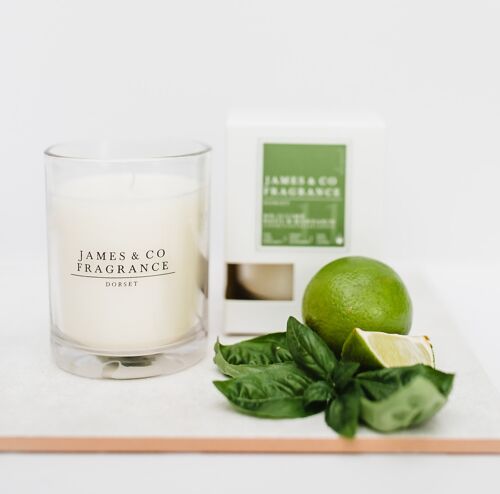 No. 11 lime & basil 35hr glass candle