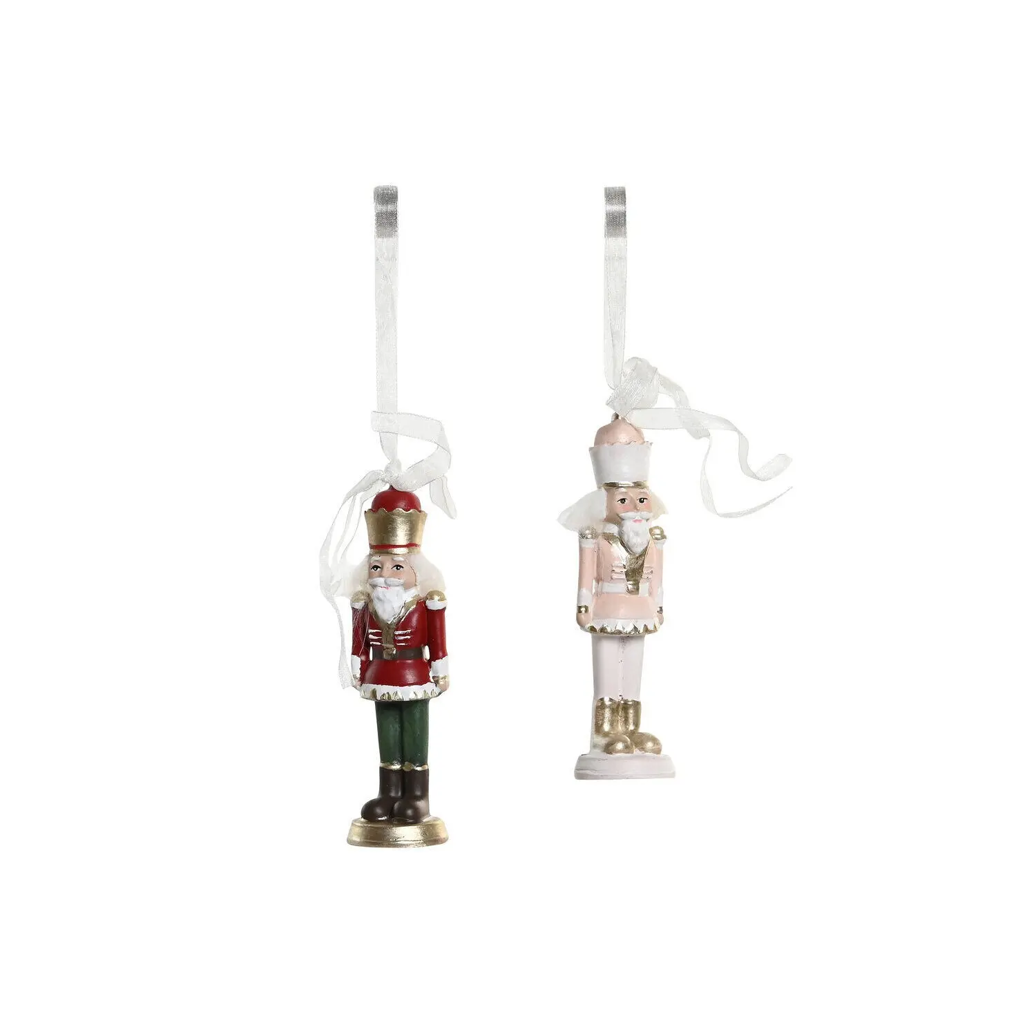 Casse-Noisette Soldat Déco Noël En Or - Figurine Traditionnelle En Bois 25 Cm - Idéal Table, Bureau, Étagère