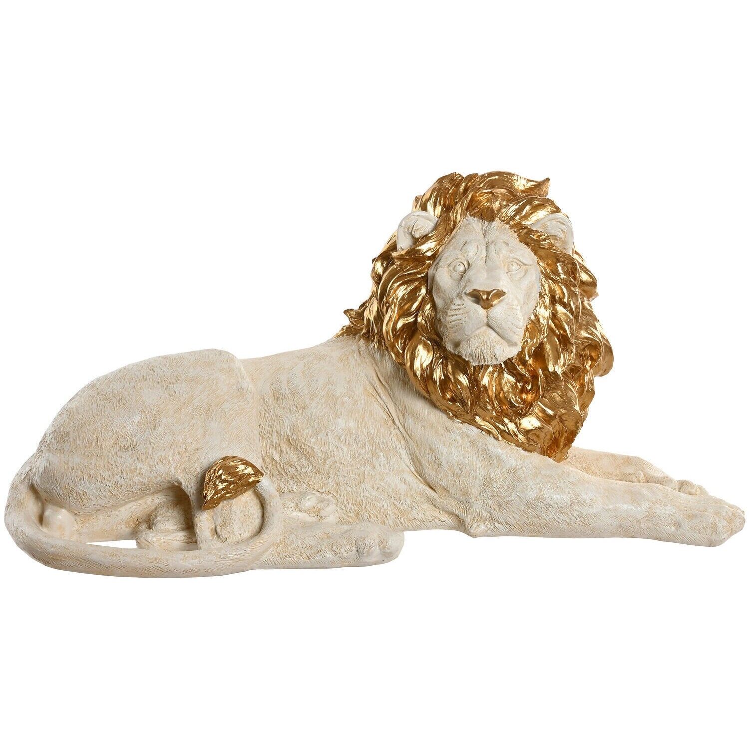 Buy wholesale Resin figurine 80x36x39 white lion FD222575