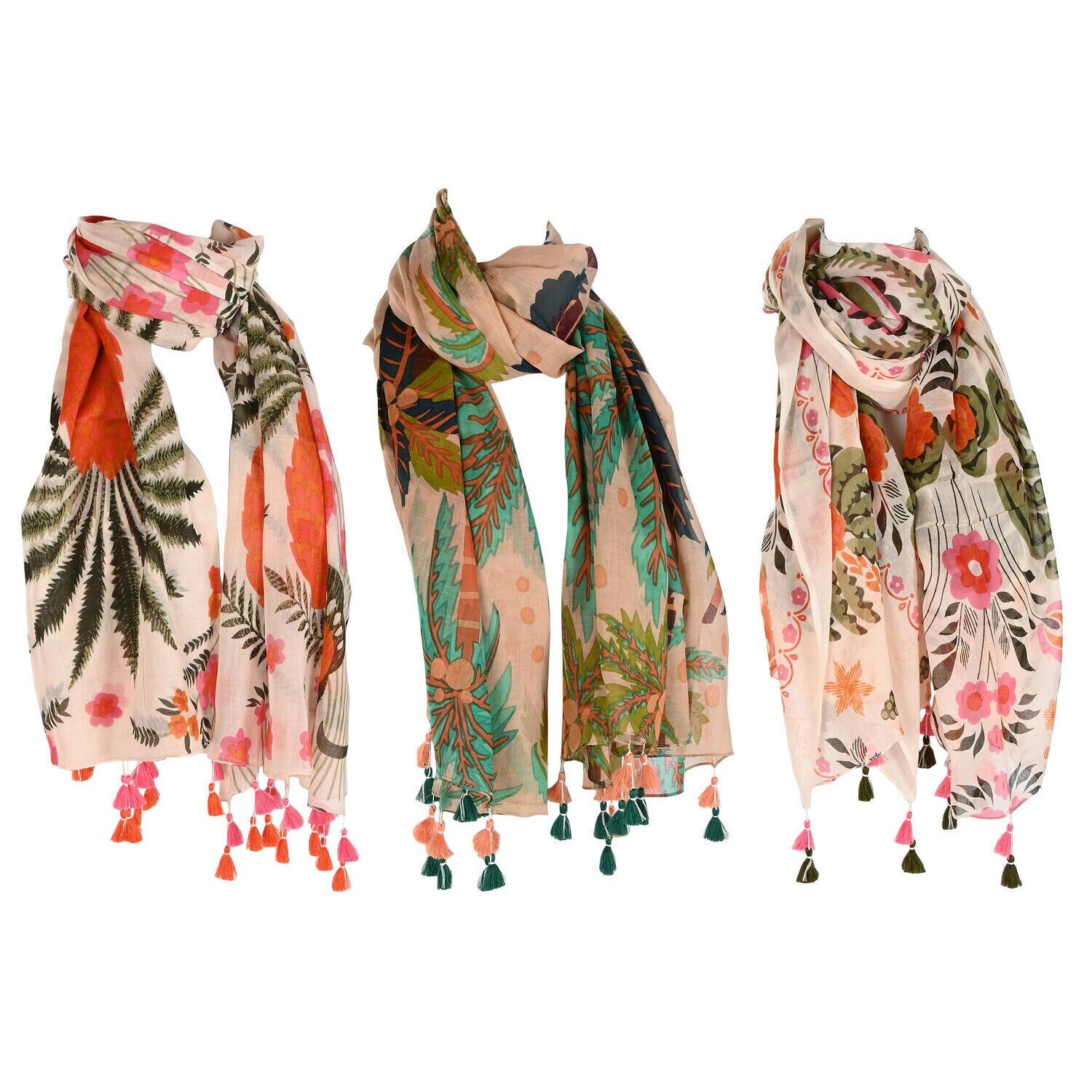 Foulard algodon 100x180 3 surtido BO218897