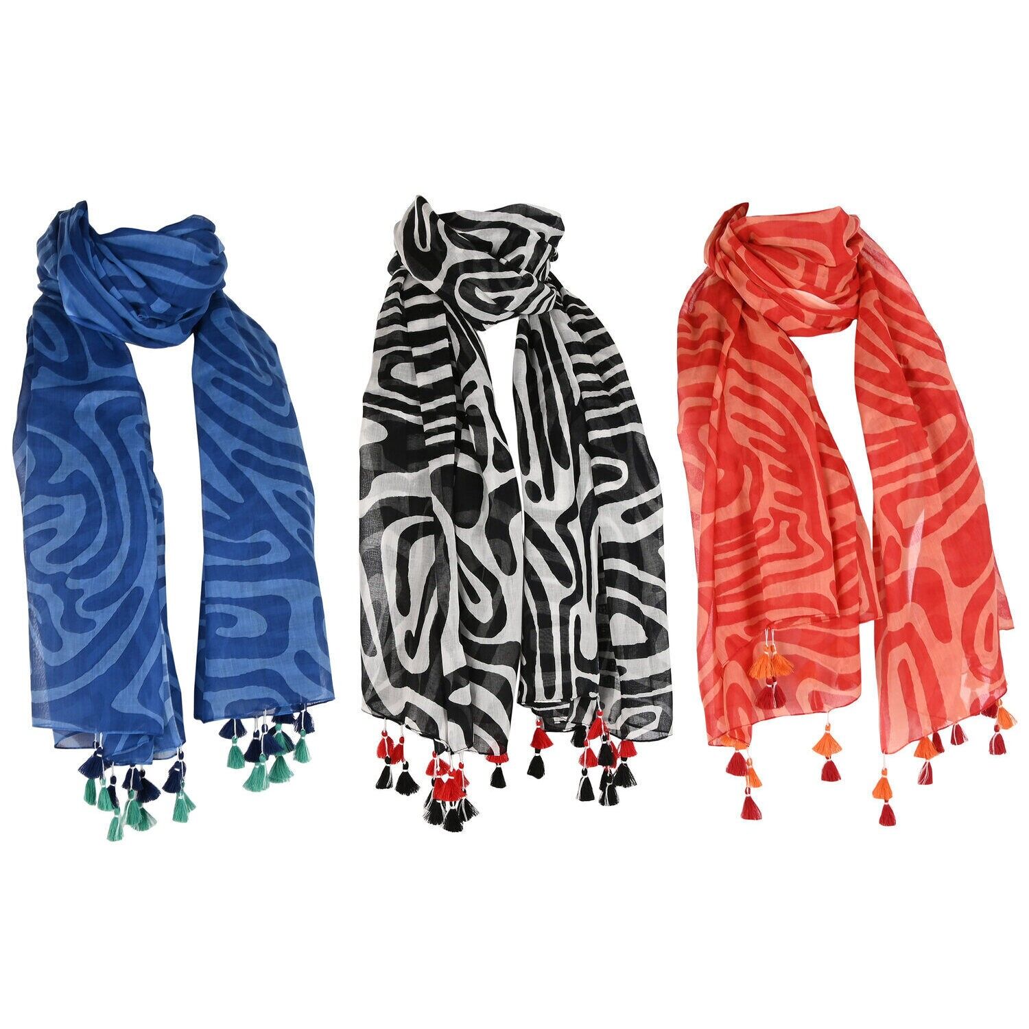 Foulard algodon 100x180 3 surtido BO218901