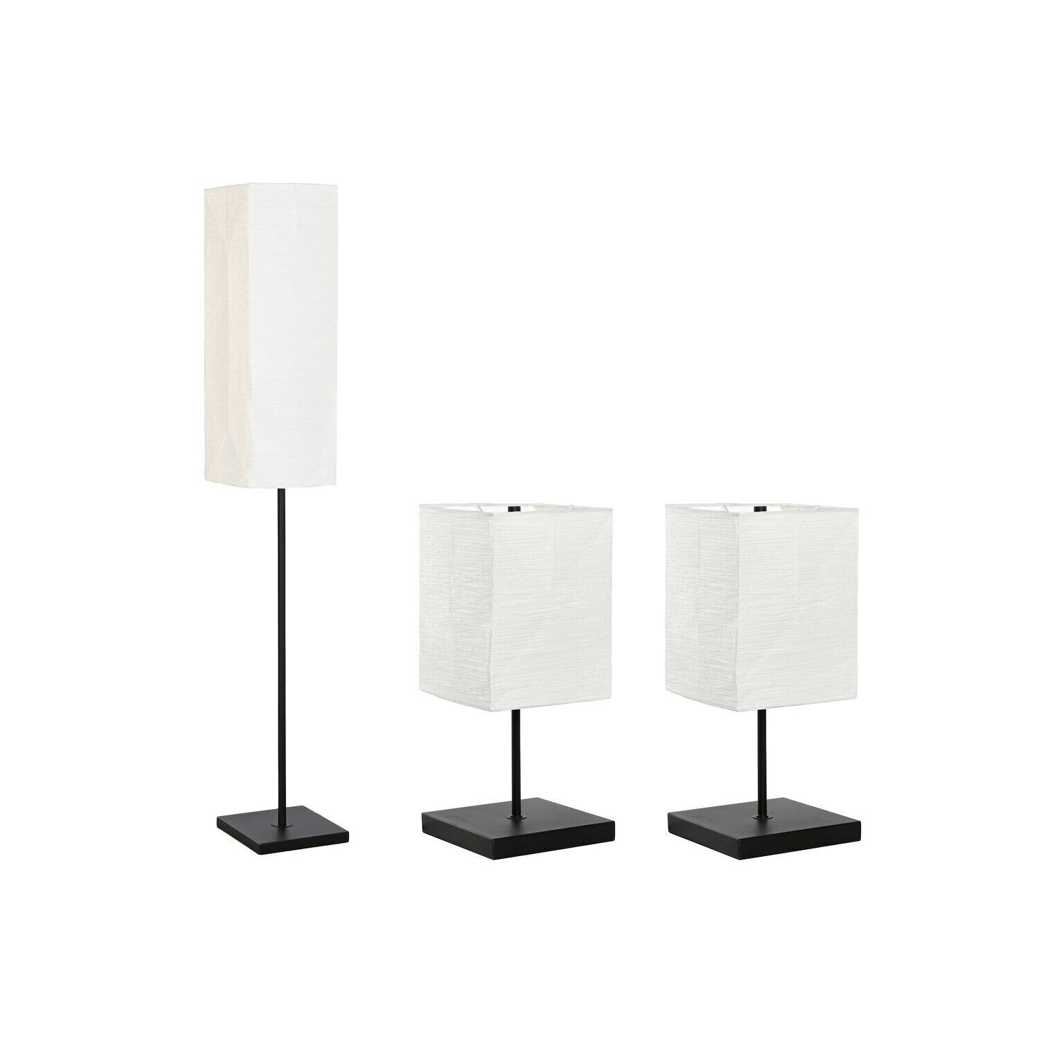 Floor lamp set of 3 metal 22x22x150 with 2 table lamps LA221575