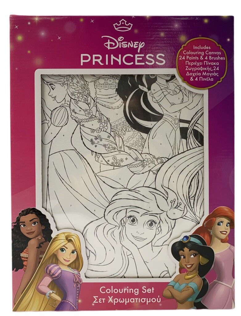 Prinzessinnen Malen nach Zahlen