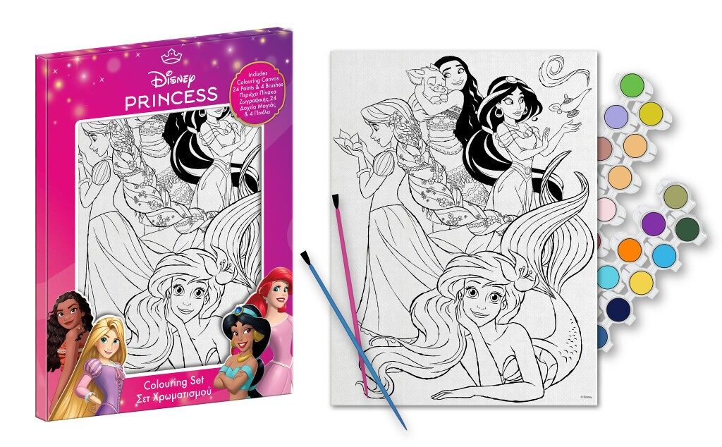 Malen nach Zahlen Prinzessinnen