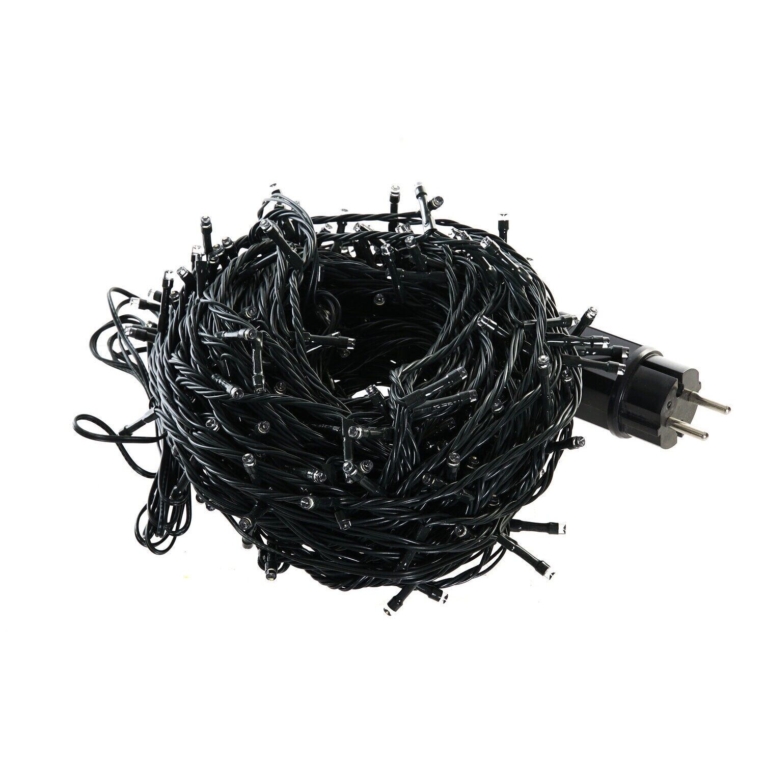 PVC LED lights 1000x3x3 100L, 5mm IP44 blue - Christmas decoration - NV184603