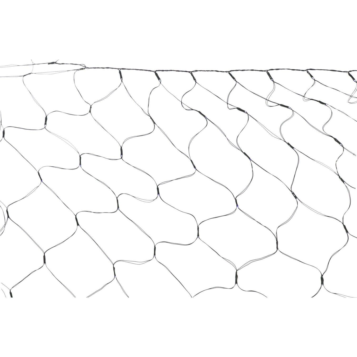 PVC LED lights 100x1x100 100L, 5mm IP44 yellow - Christmas decoration - NV184612