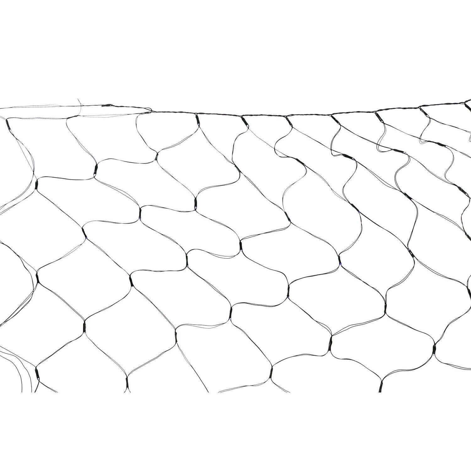 PVC LED lights 300x1x200 300L, 5mm IP44 blue - Christmas decoration - NV184616