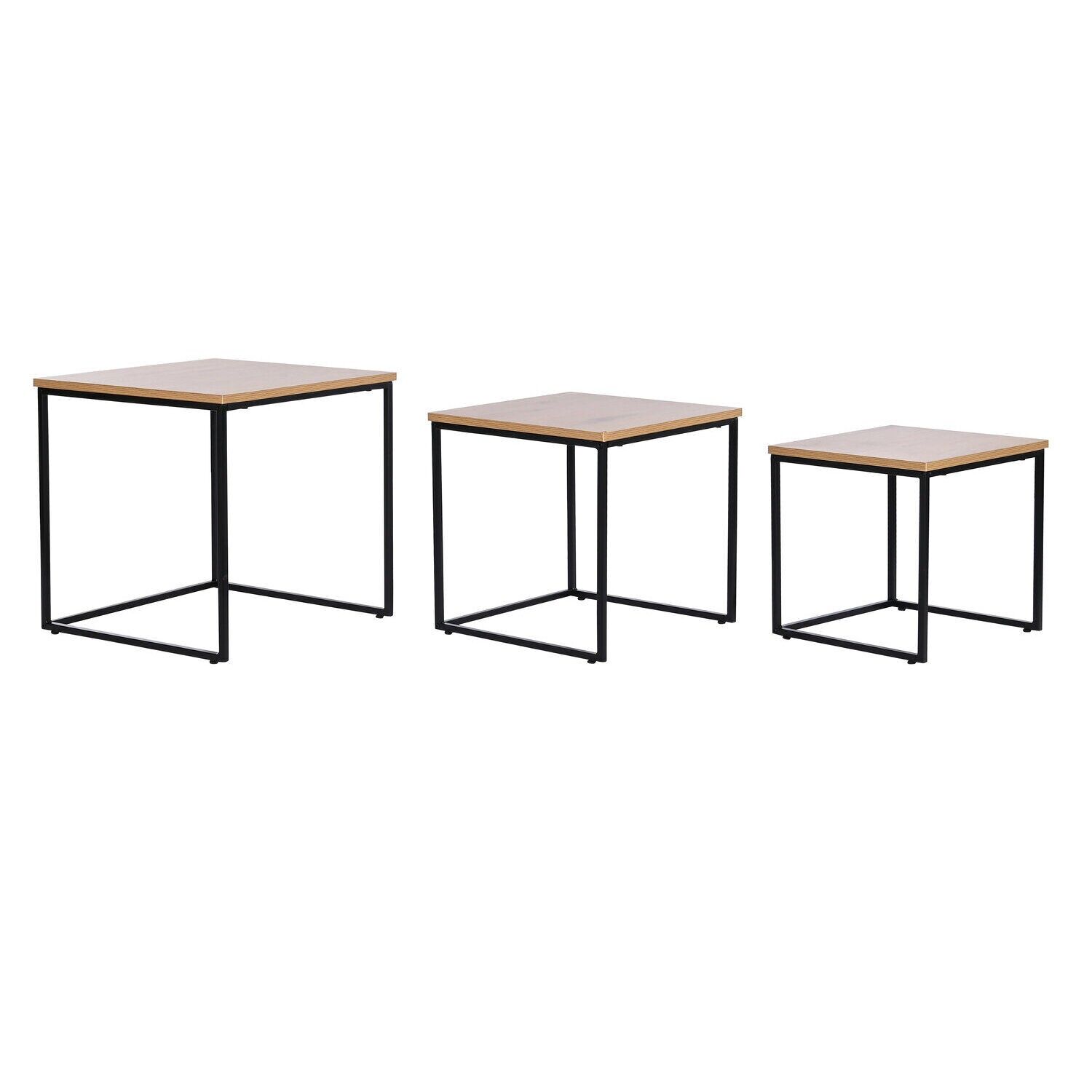 Side table set of 3 metal 45x45x45 9.38 40/35 MB204902