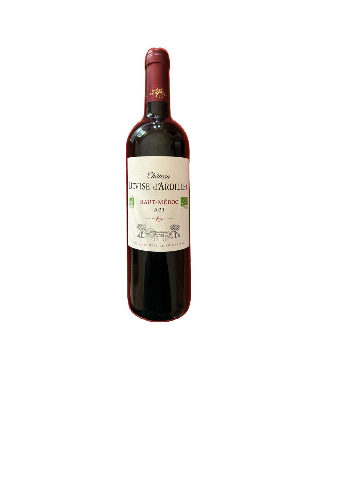 Vino tinto ecológico - Château Devise d'Ardilley 2020 - 75 cl