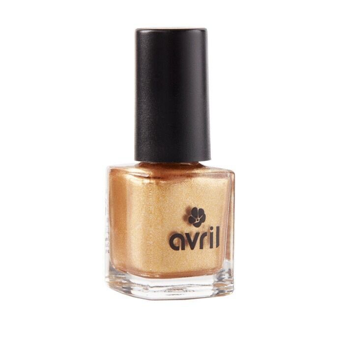 Esmalte de uñas dorado perlado 7 ml