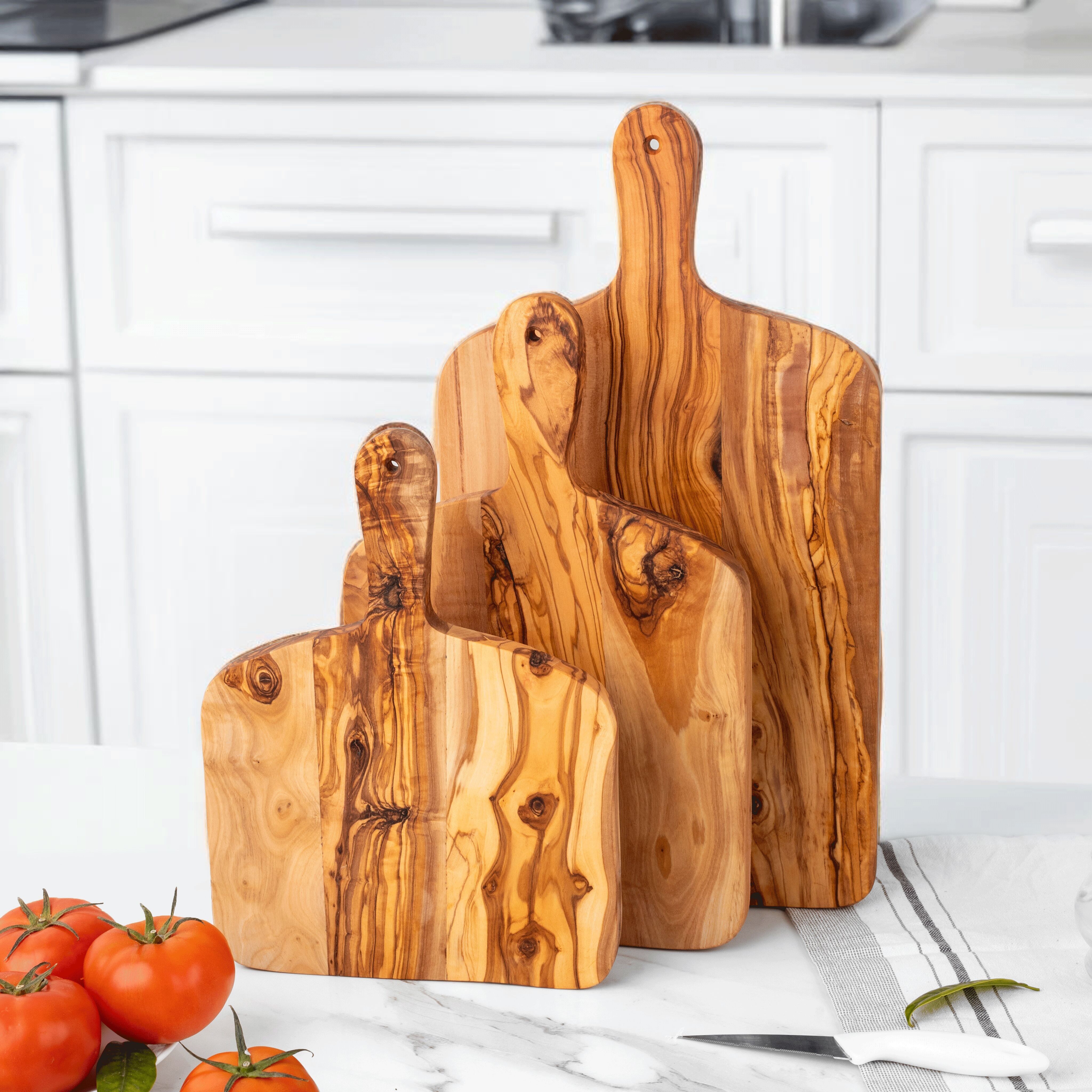 Rechteckige, aus Holz geschichtete Planche mit Spitzen