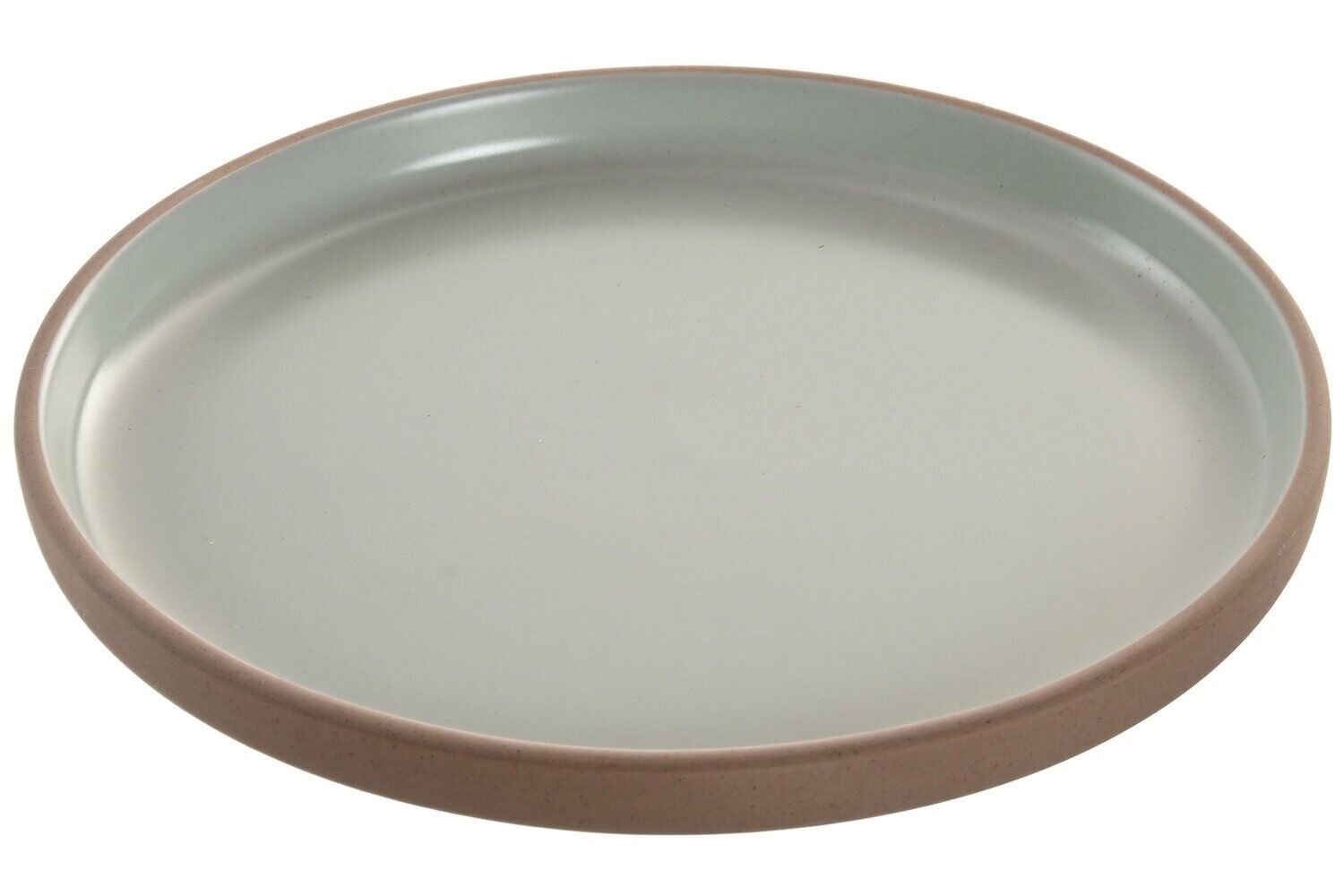 Buy wholesale Stoneware plate 20.4x20.4x2.4 matte sky blue PC219736