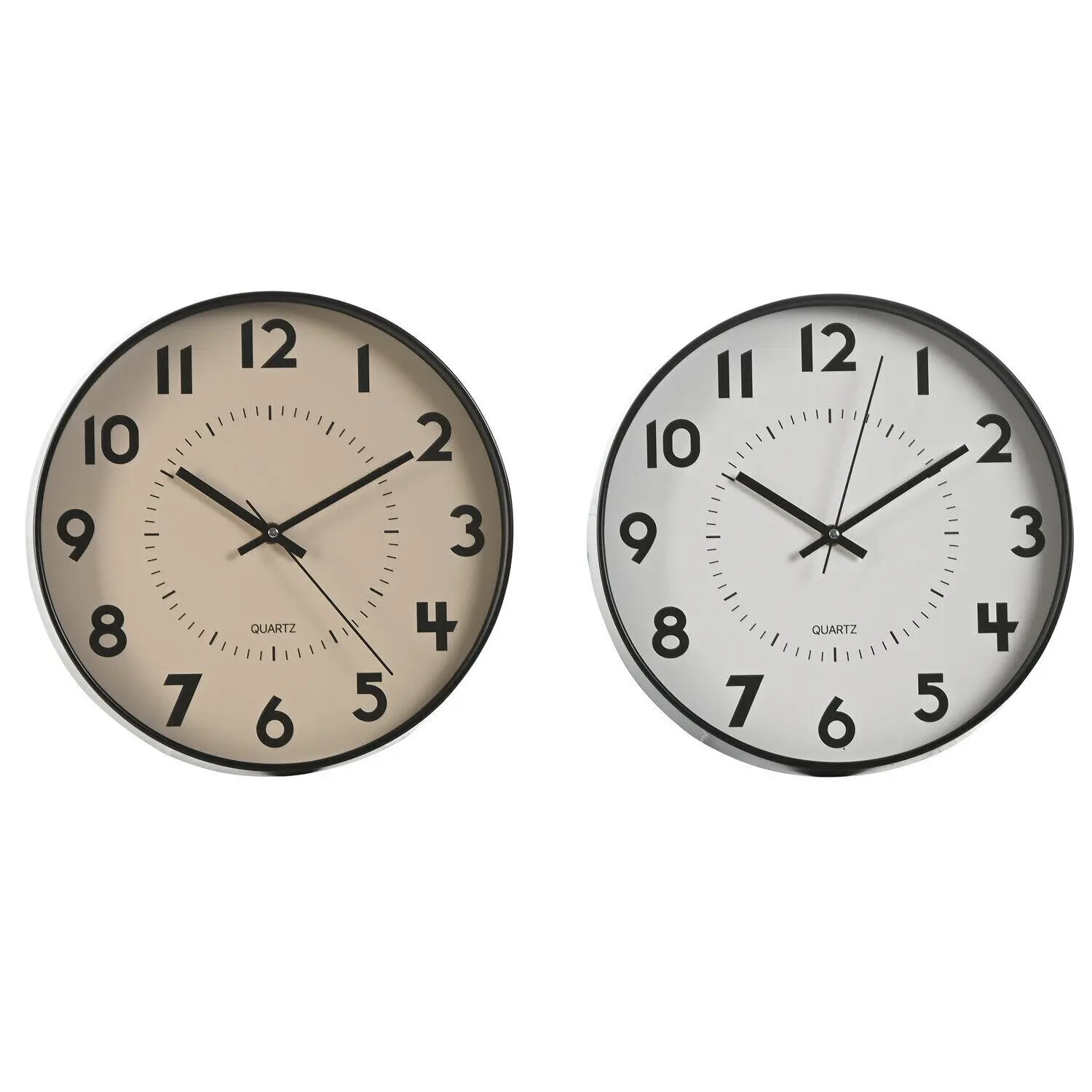 Buy wholesale PVC wall clock 30x4x30 silent 2 assorted RE218793