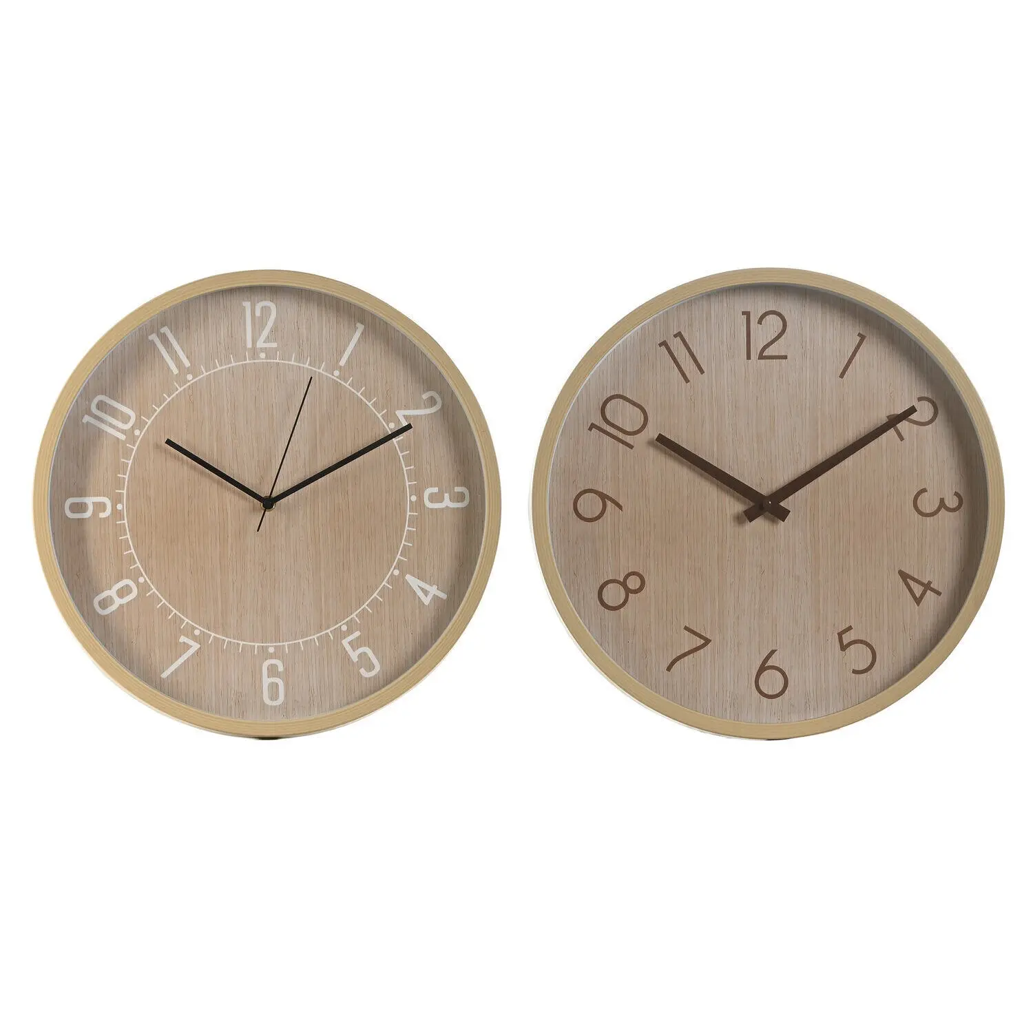 Buy wholesale PVC wall clock 40x4x40 silent 2 assorted RE218801