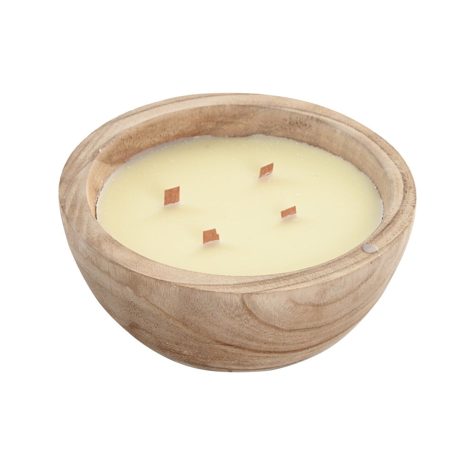 Bougie en cire de paulownia 21x21x9 600g, 3% naturelle VE217148