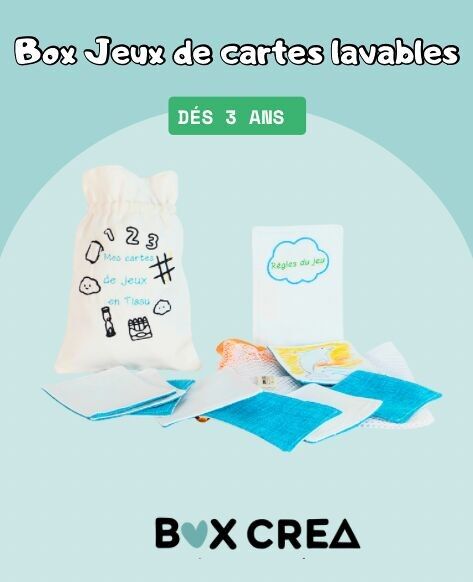 Washable fabric card game box – fun and durable, suitable for ages 3 and up