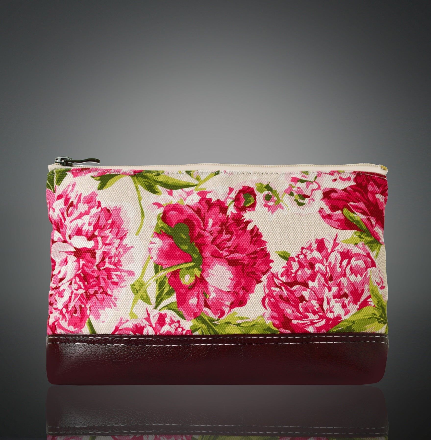 Peony makeup bag for women