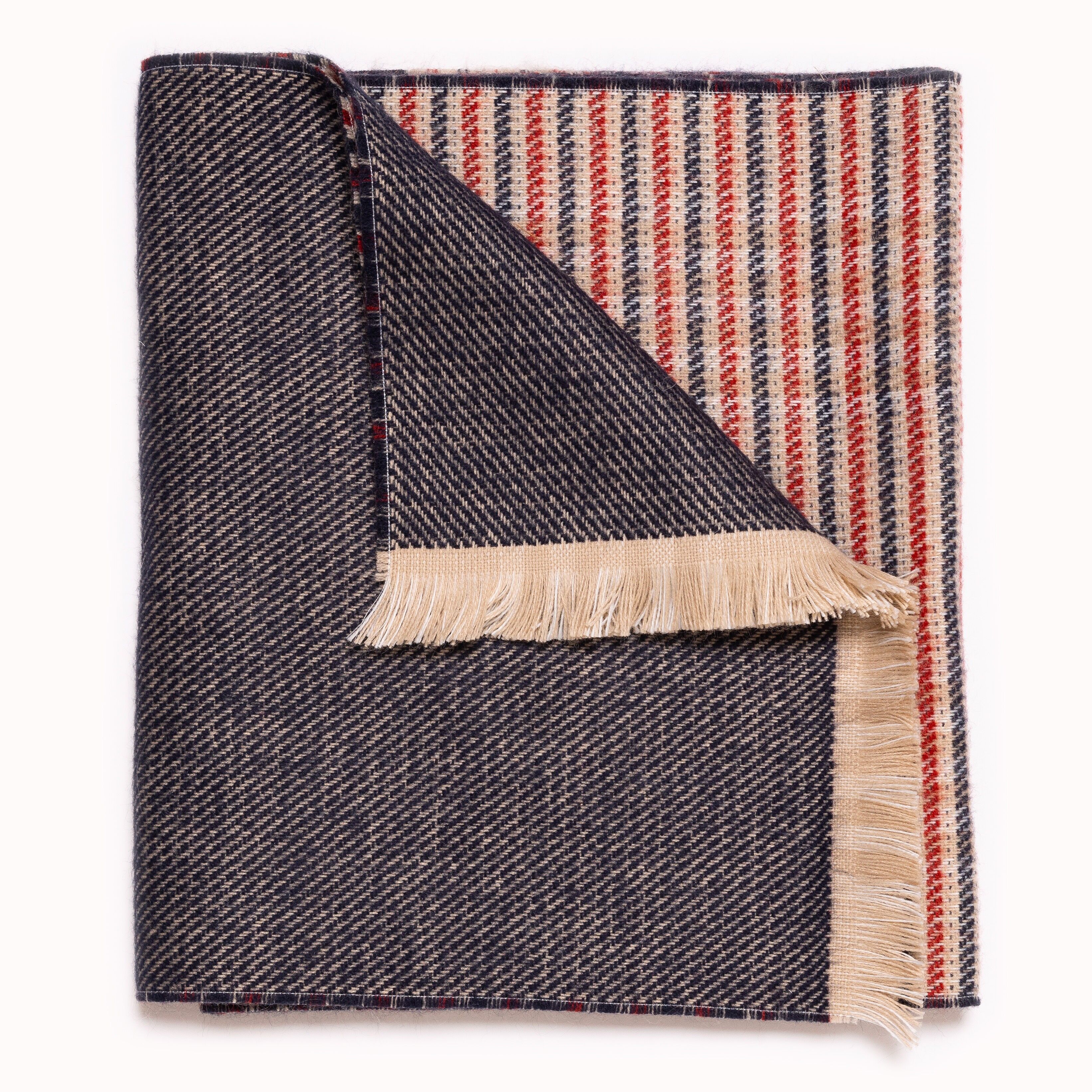 Sciarpa a quadri scozzesi rossi