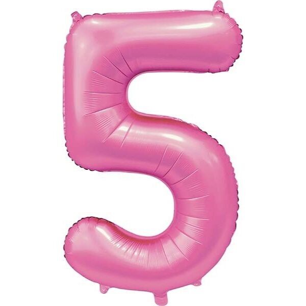 Folienballon 34" Nr. 5 Satinrosa
