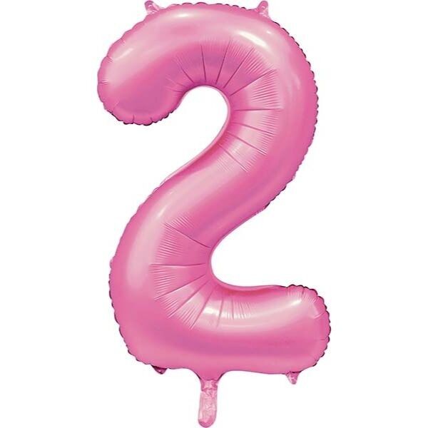 Folienballon 34" Nr. 2 Satinrosa