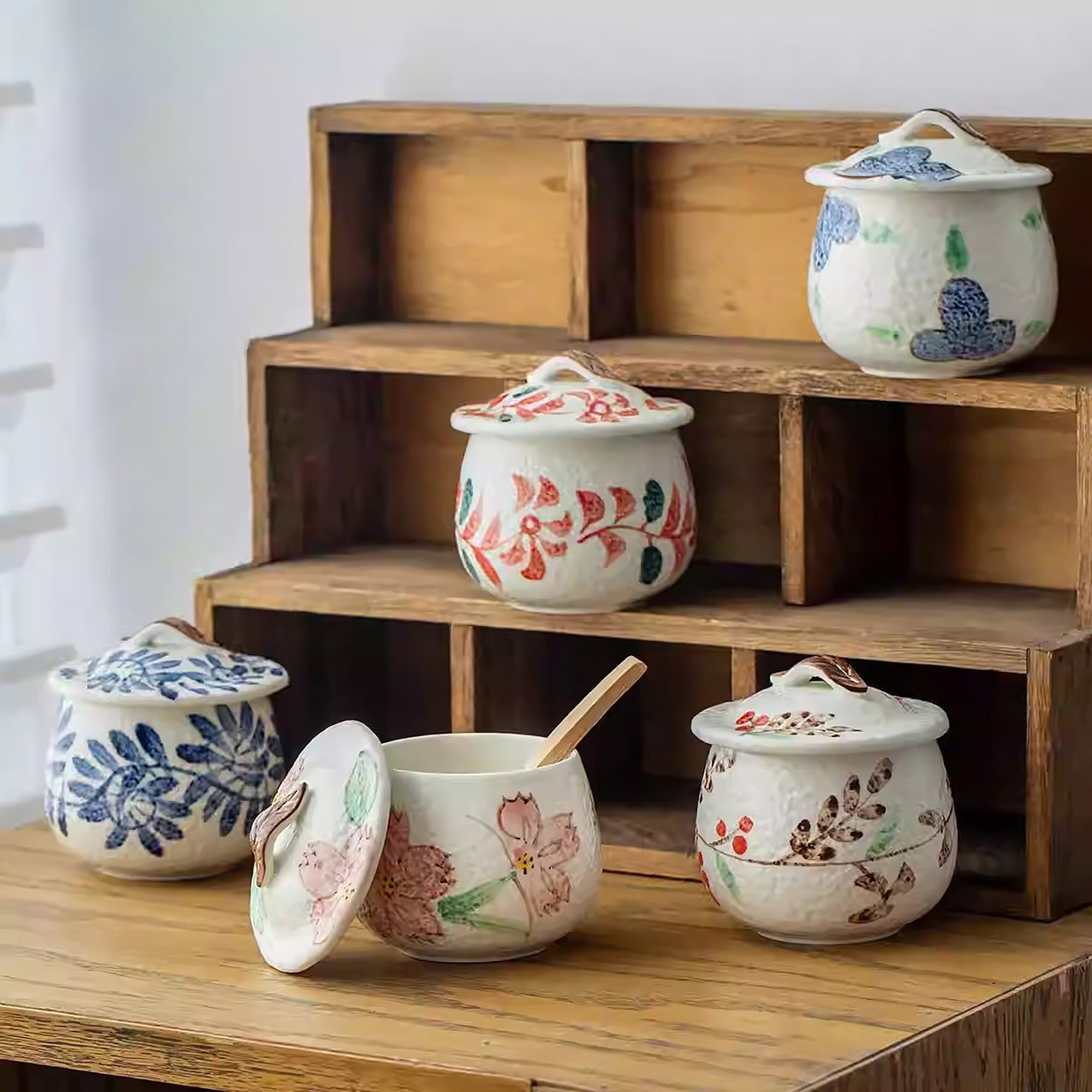 Bol à vapeur avec couvert en céramique Minoyaki