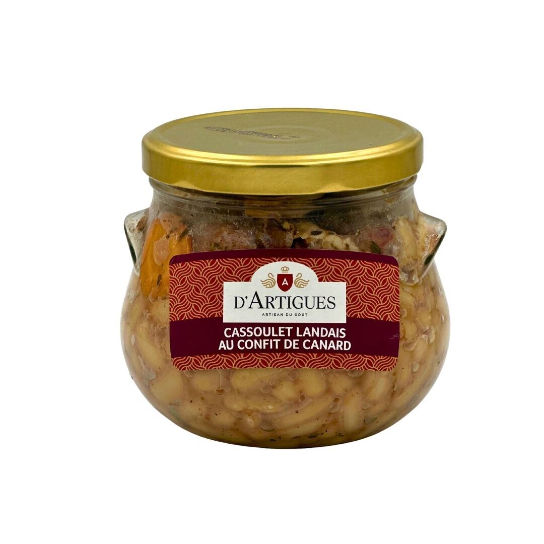 Cassoulet Landais au Confit de canard Longue Conservation 400G - 750G - 1600G