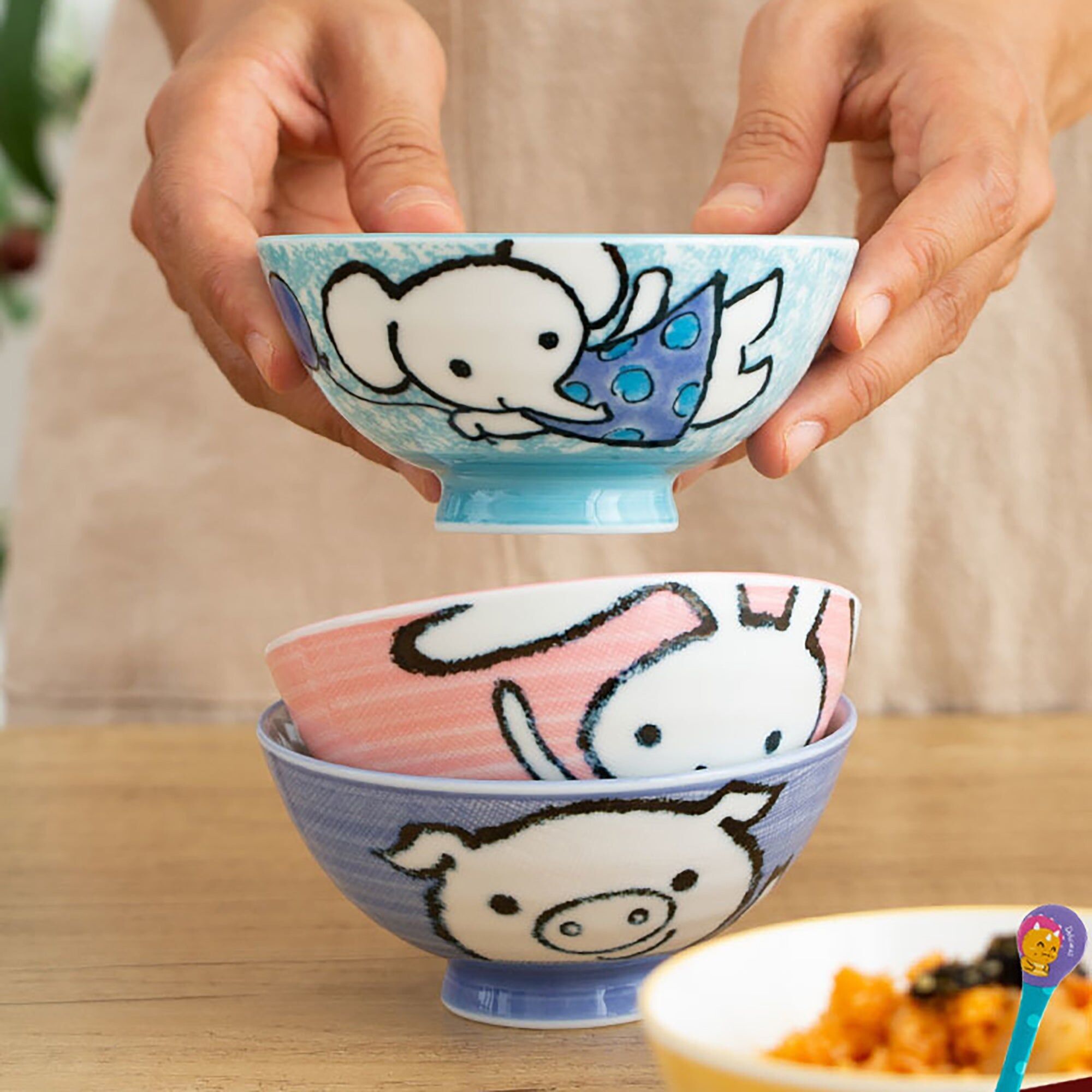 Bol à riz de Minoyaki pour enfant