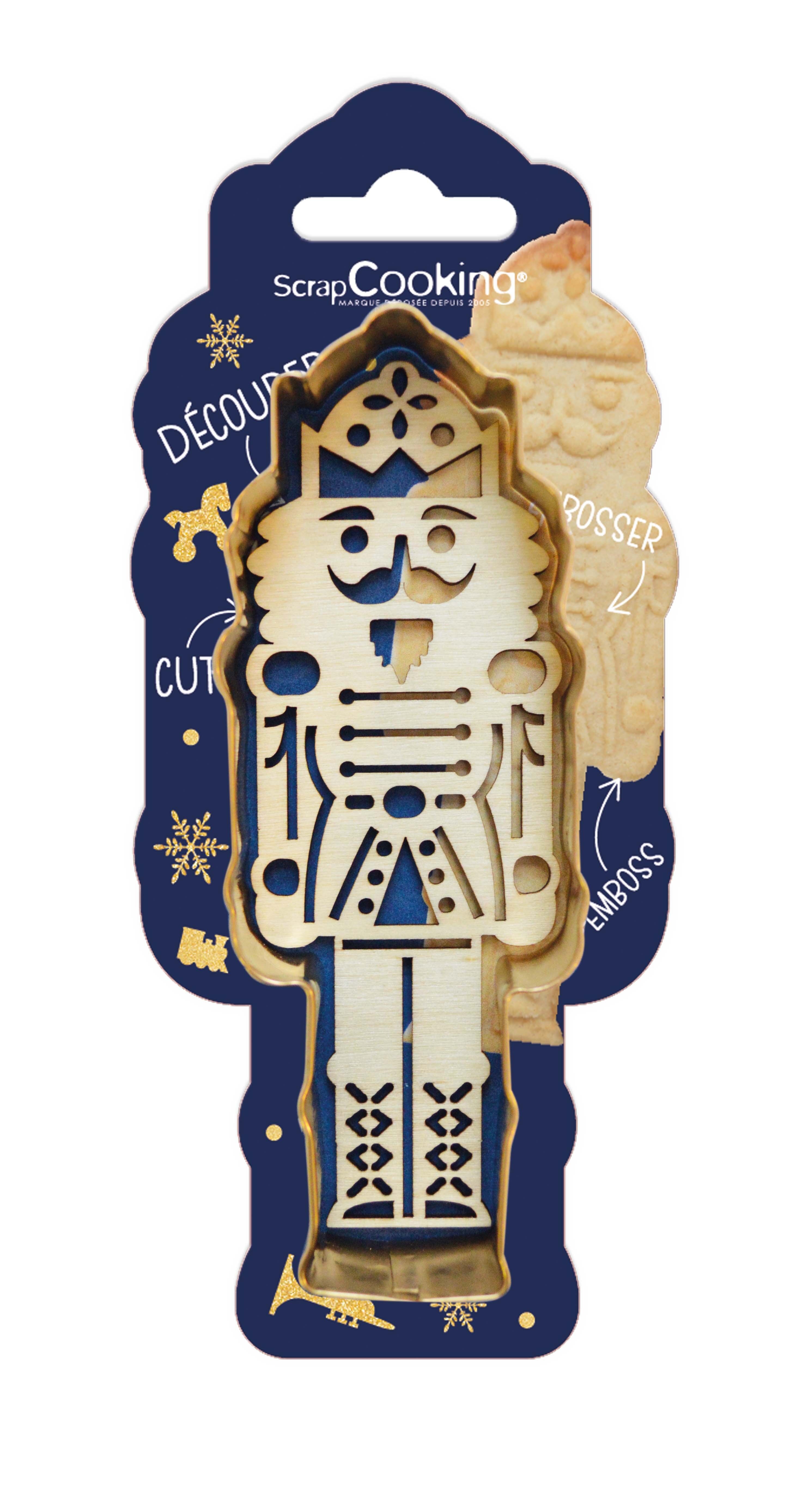 Ausstecher und Prägewerkzeug für hölzerne Nussknacker