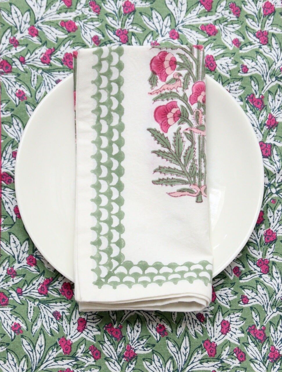 Napkins | Set of 4 | Nightingale Carmine