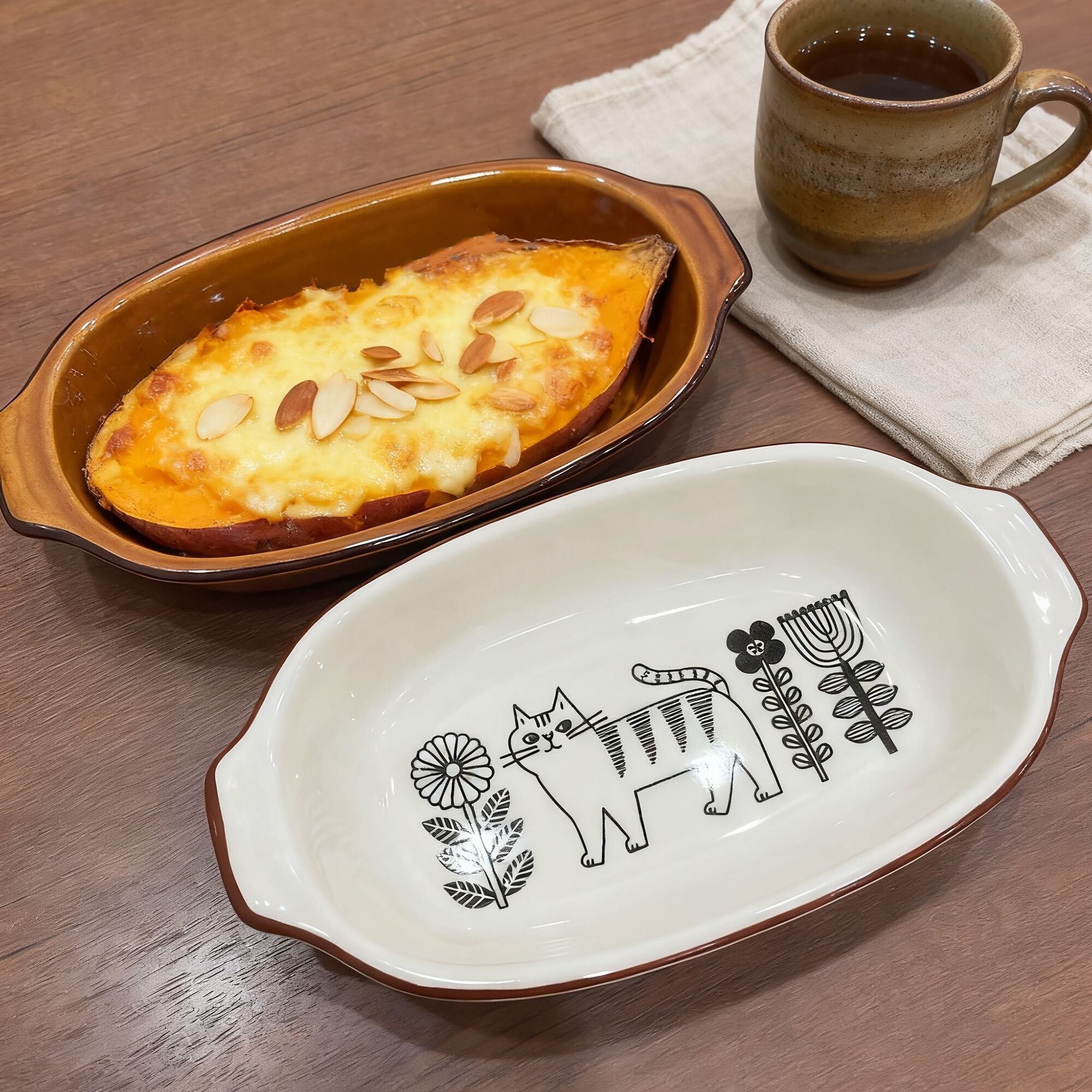 Fuente para gratinar de cerámica Banko