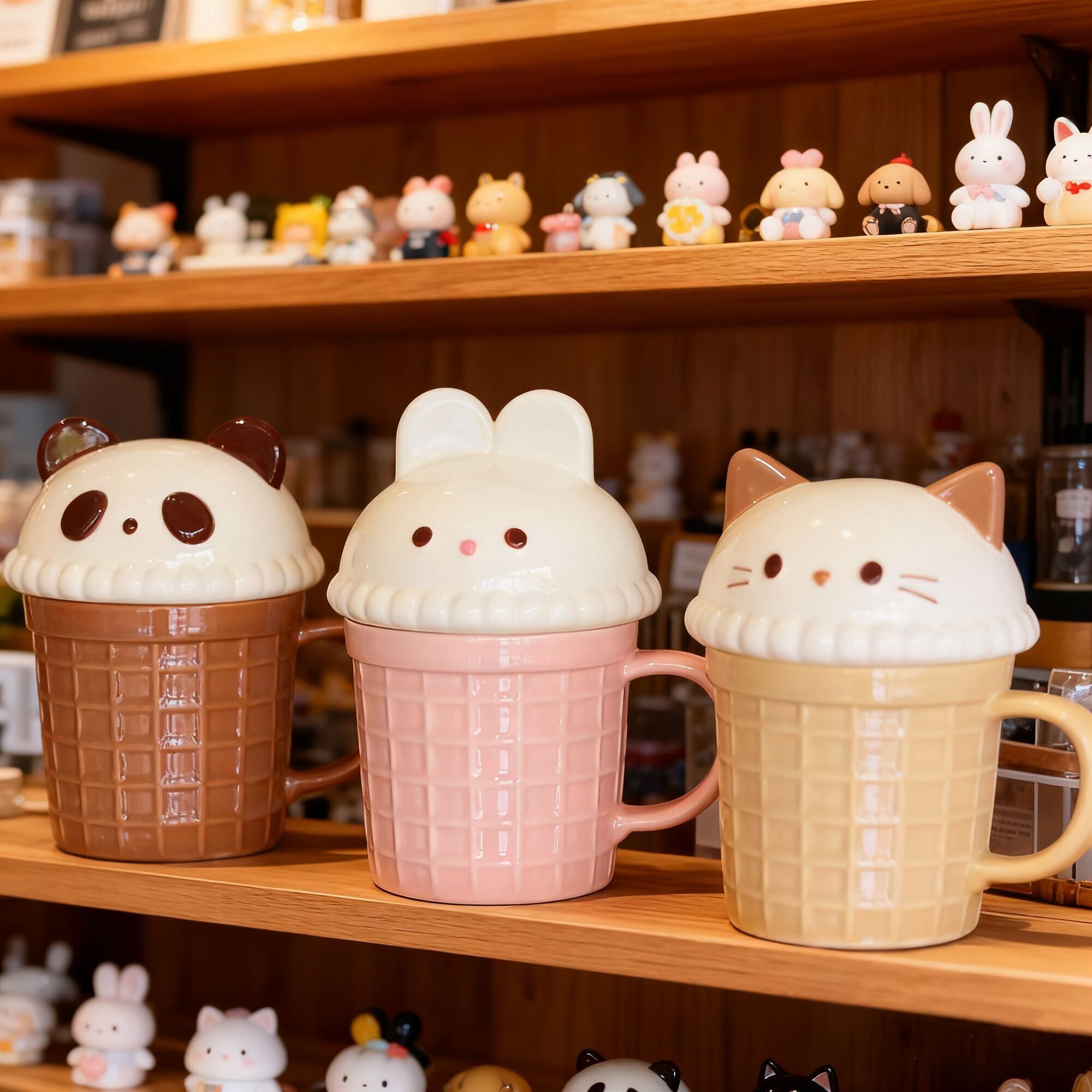 Taza de cerámica, Escuela de la serie Animales de Hielo