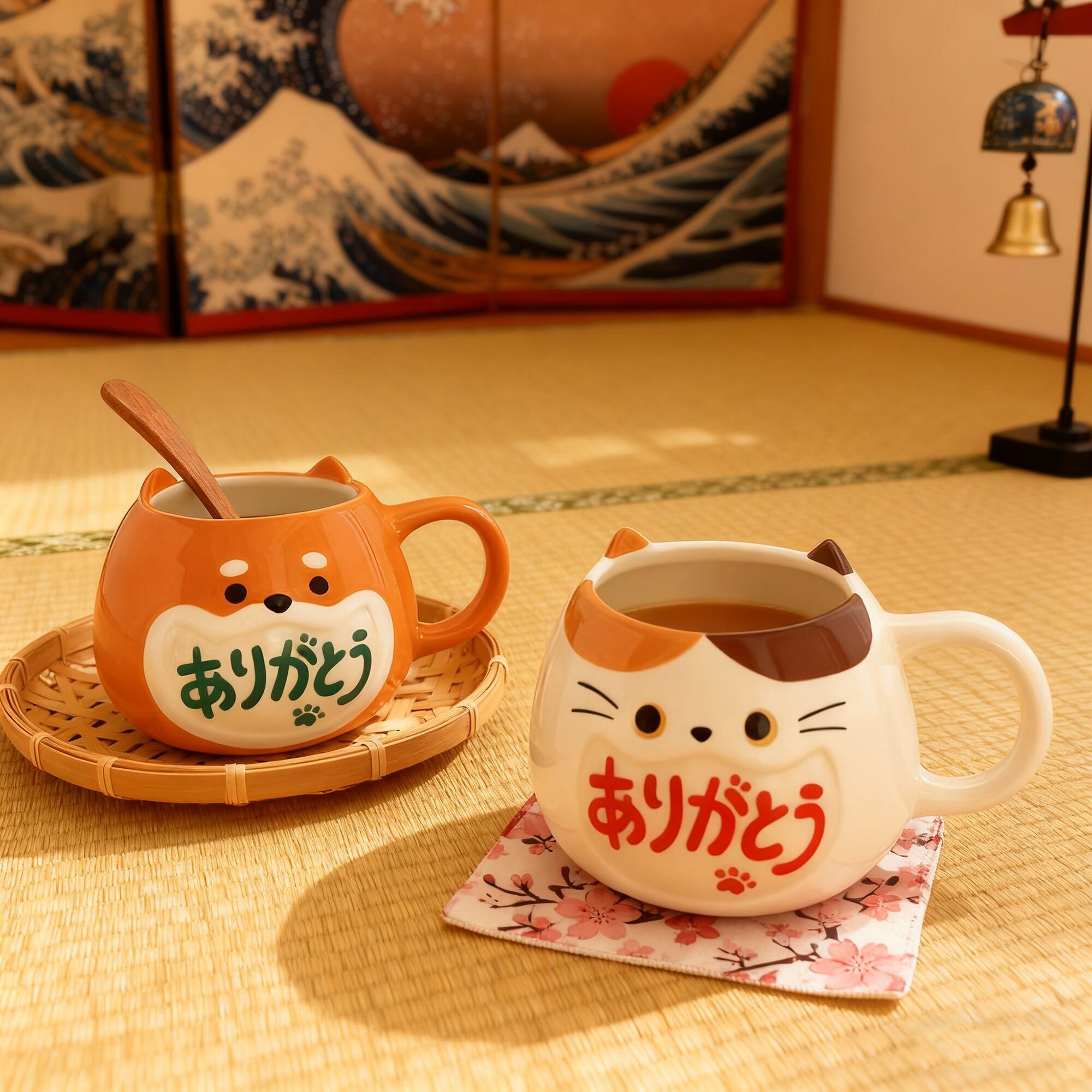 Taza de cerámica Arigato