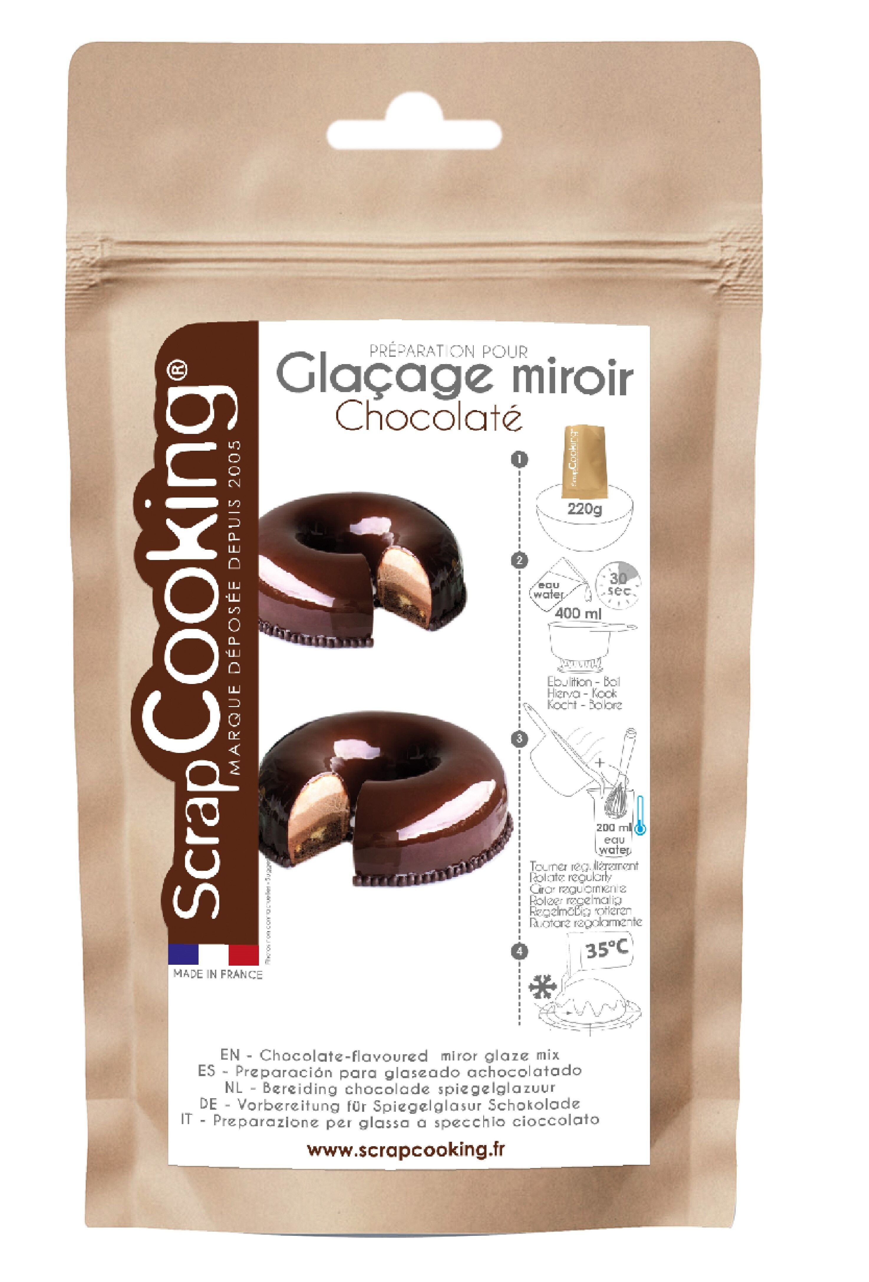 Schokoladenglasur mit Spiegeleffekt, 220 g