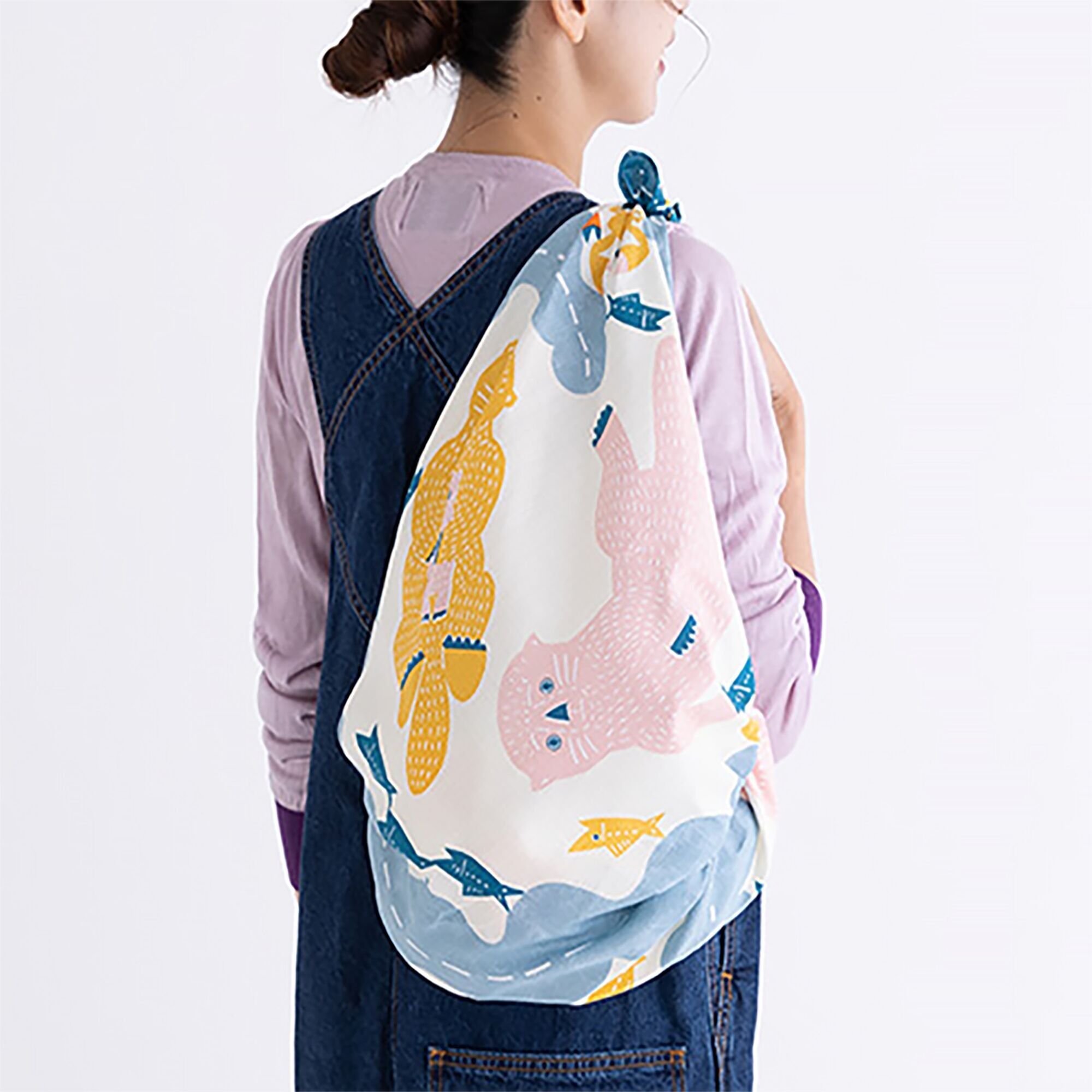 Furoshiki di cotone giapponese di kata kata