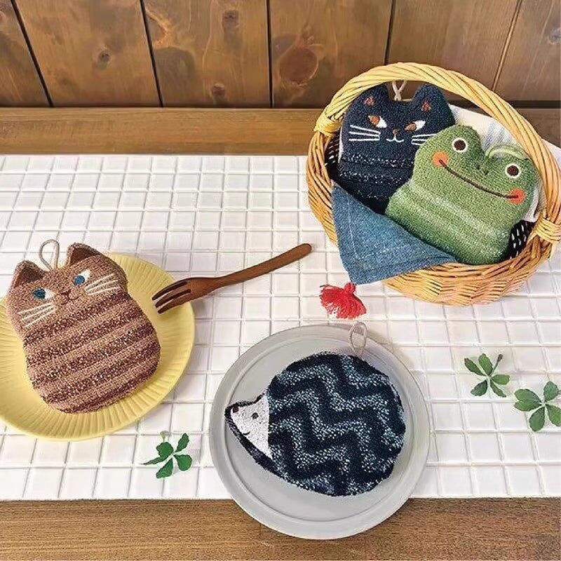 Spugna per piatti a forma di animale in spugna