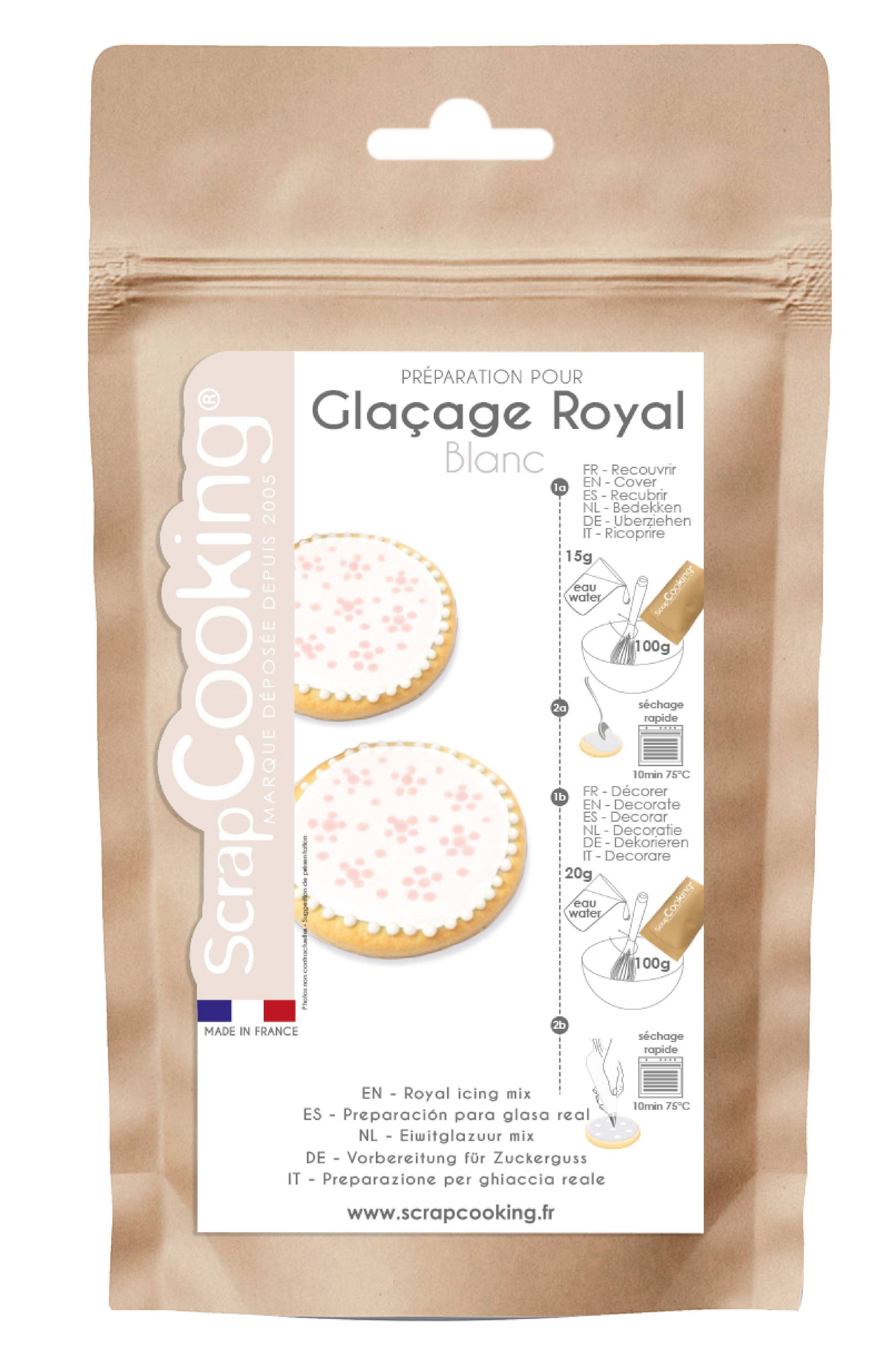 Glassa reale bianca 190g