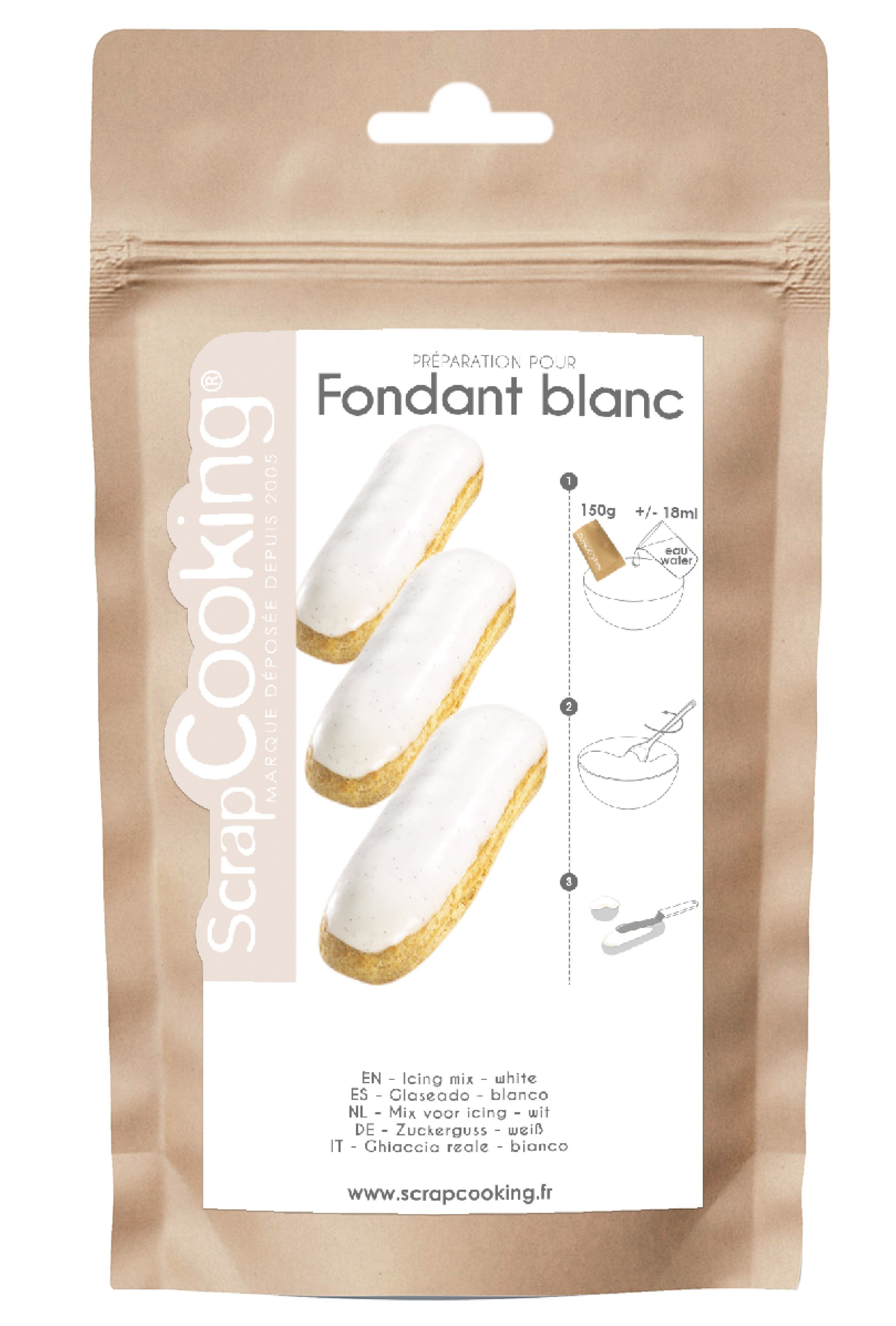 Fondente bianco per glassa - polvere 150g