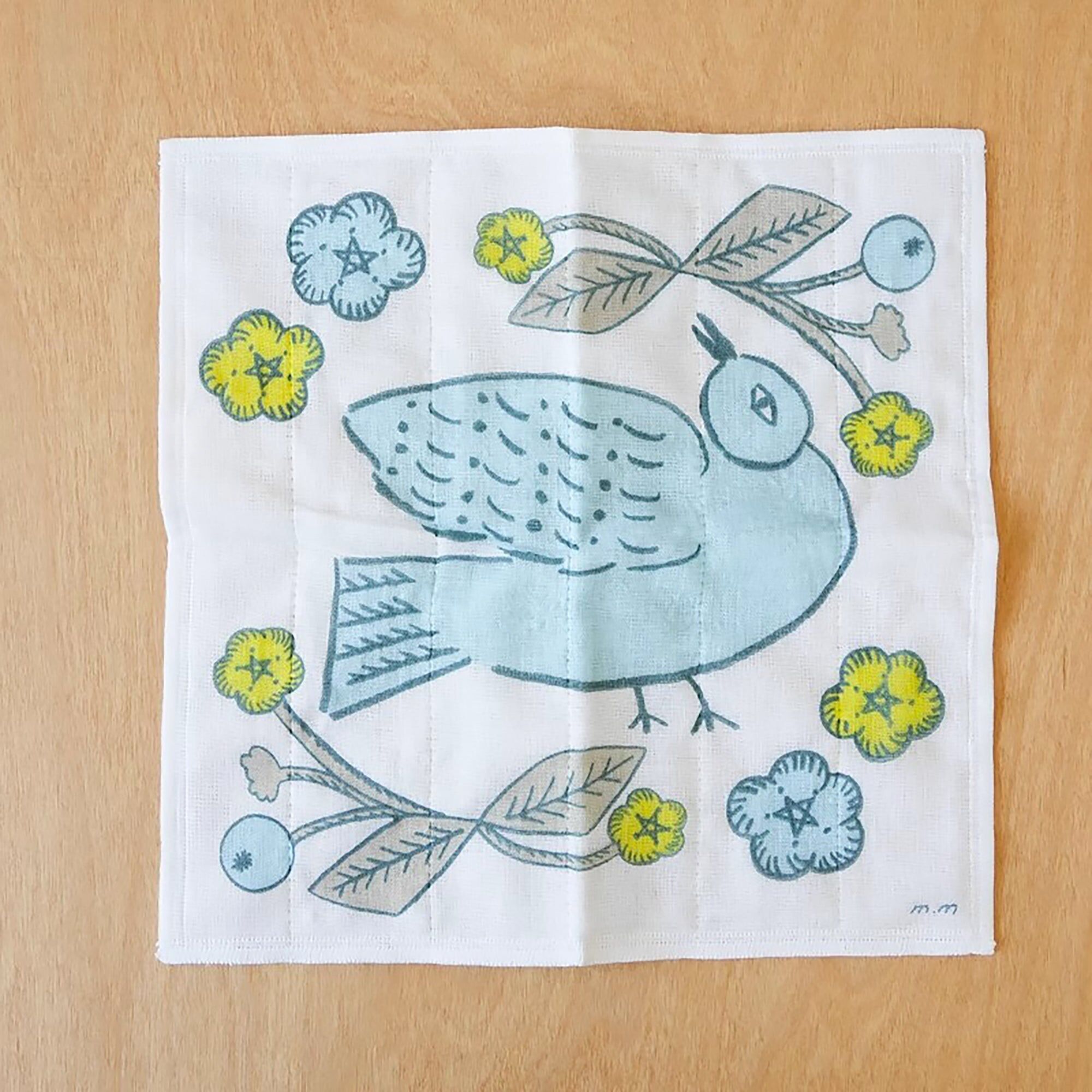 Asciugamano di cotone illustrato da Miyuki Matsuo