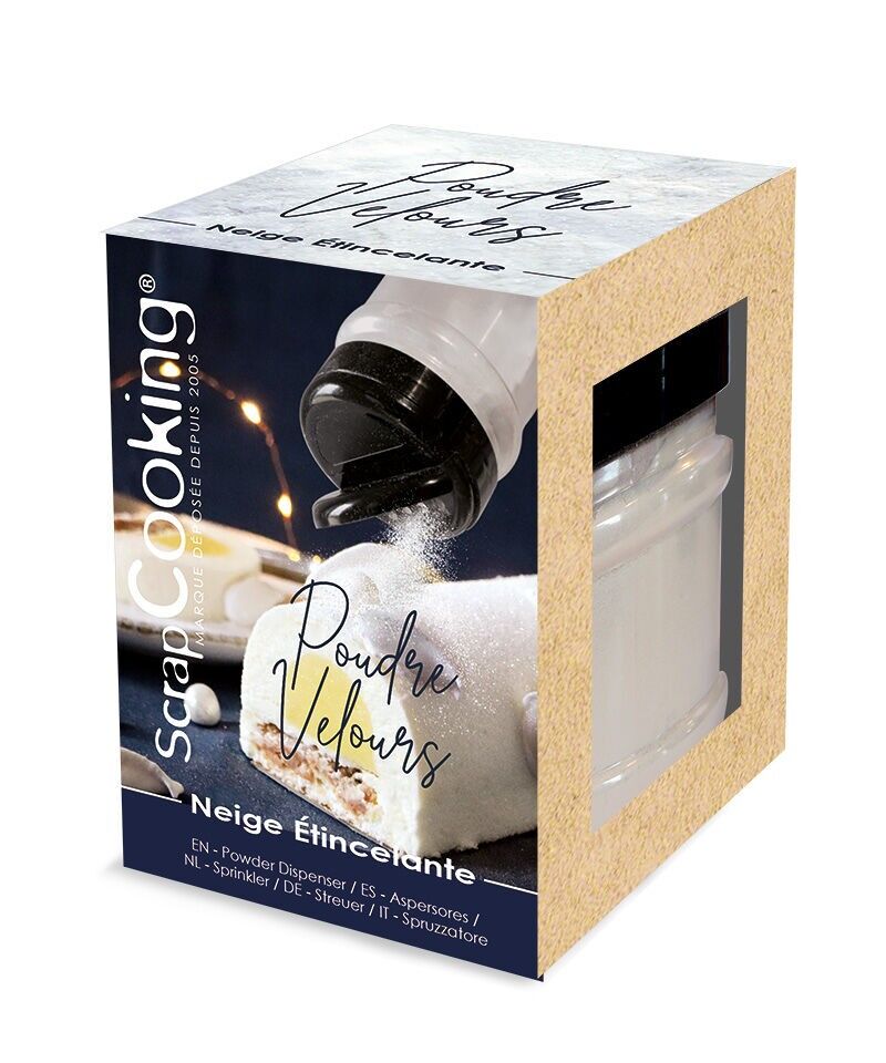 Polvere di velluto scintillante di neve 100 g