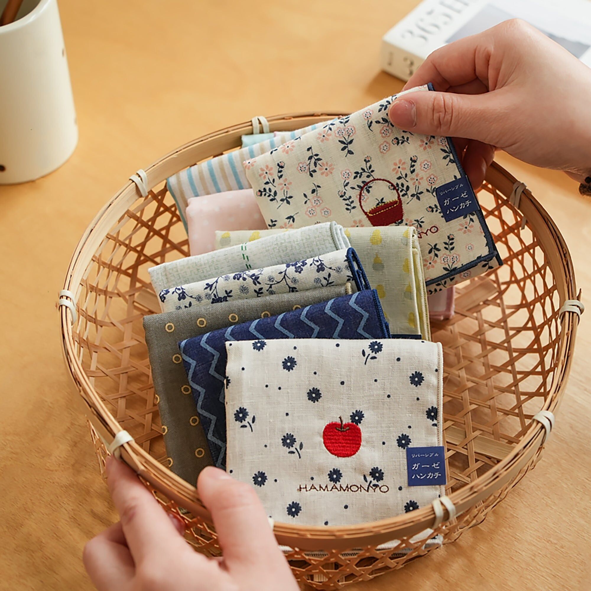 Asciugamano in cotone ricamato Hamamonyo