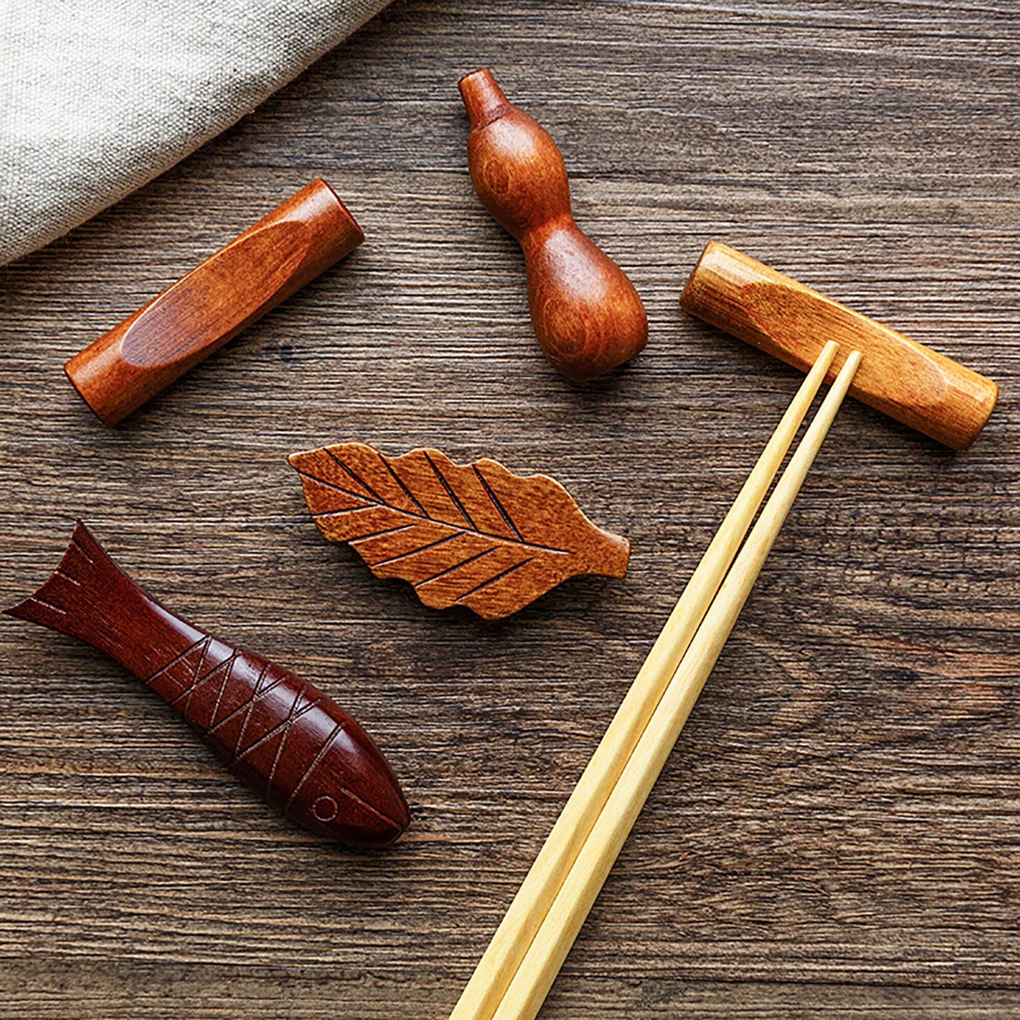 Poggia-bacchette in legno