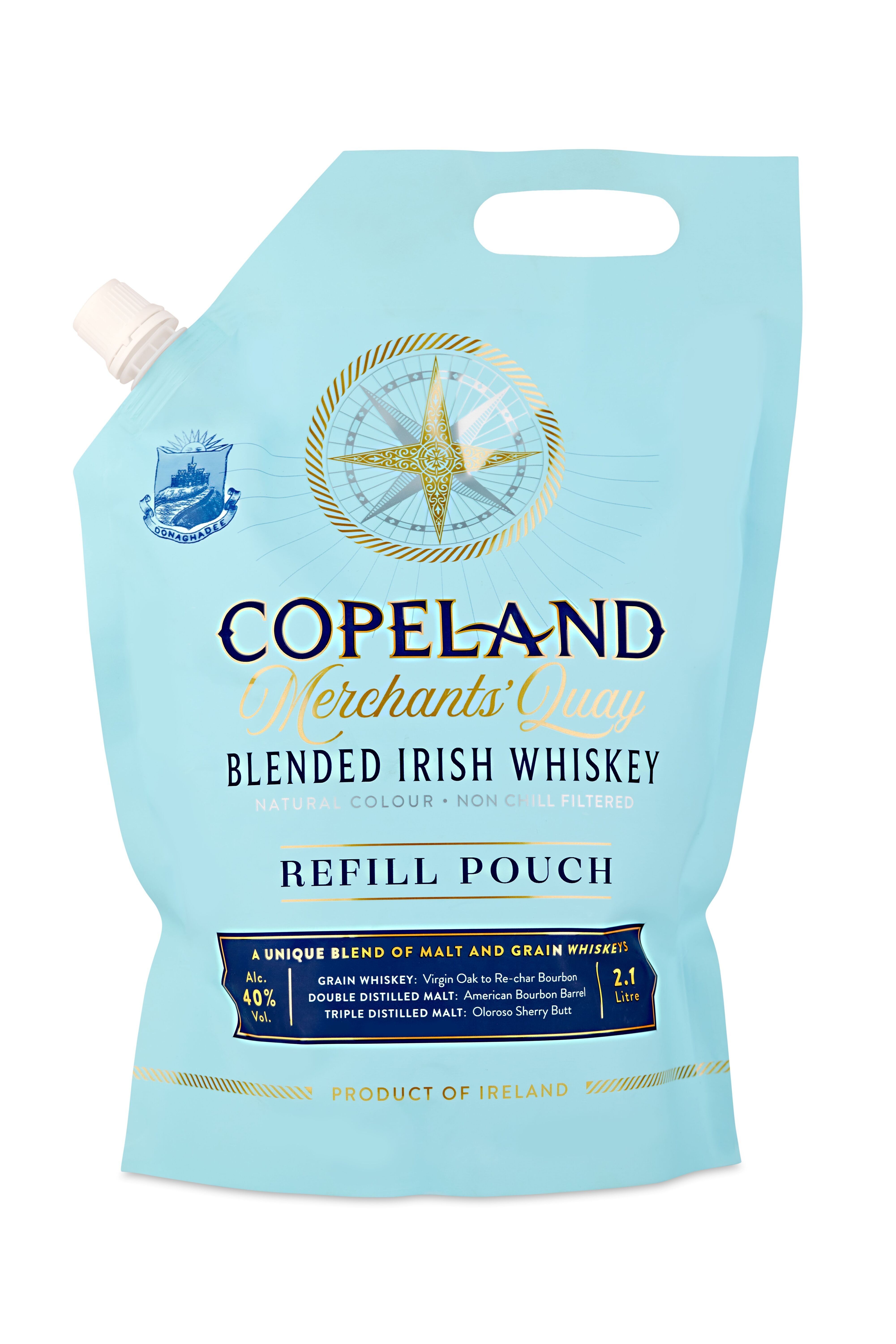 Merchants' Quay Blended Irish Whiskey 2.1-Liter-Öko-Beutel