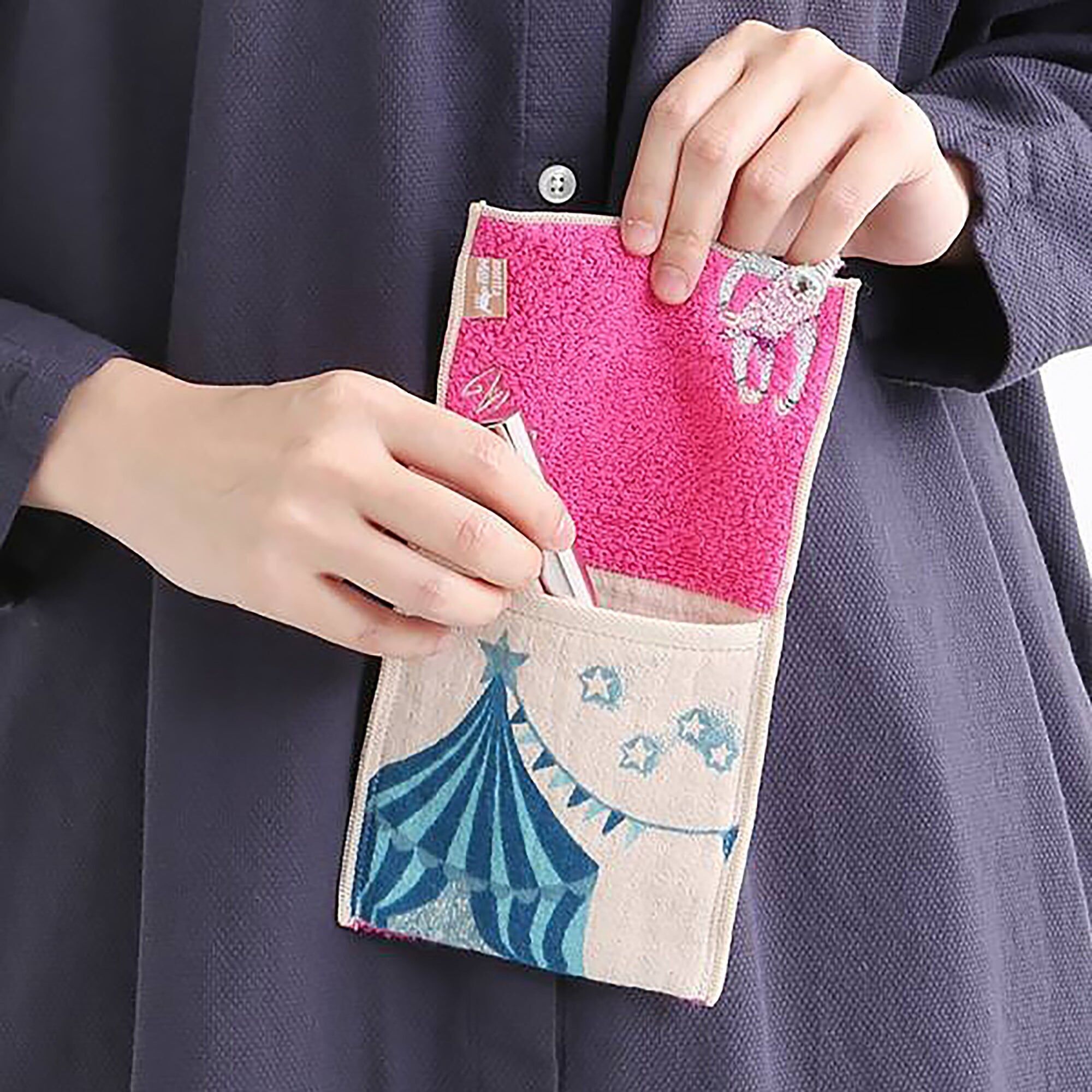 Asciugamano in cotone ricamato giapponese Morita MiW