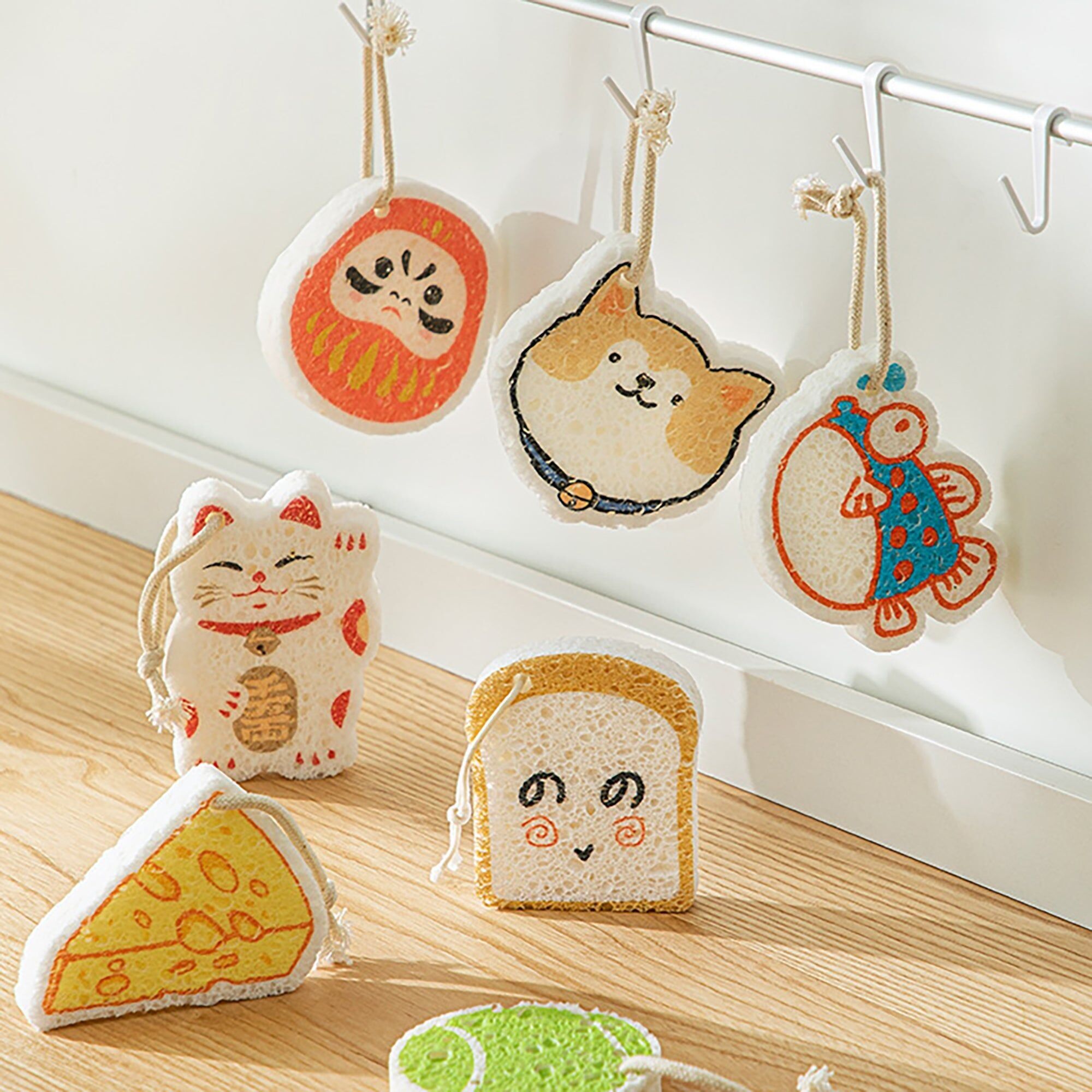 Spugna per piatti in polpa di legno