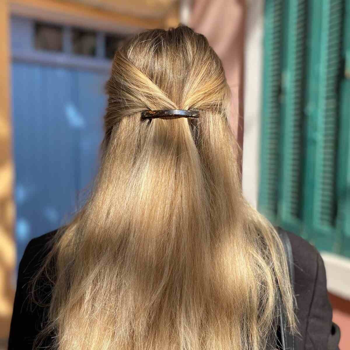 Jeanne hair clip - Handmade in France from cellulose acetate