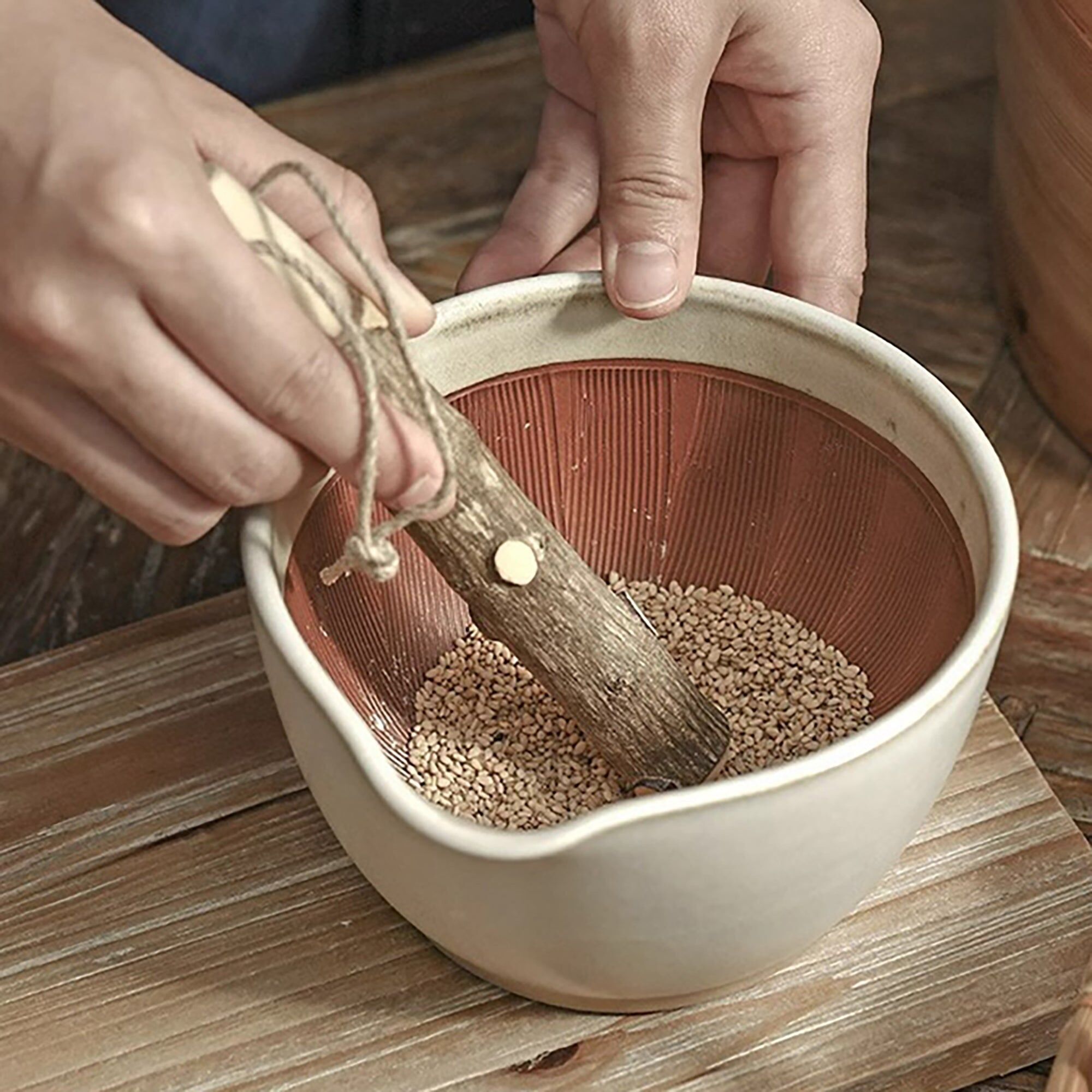 Ciotola per macinare giapponese Motoshige