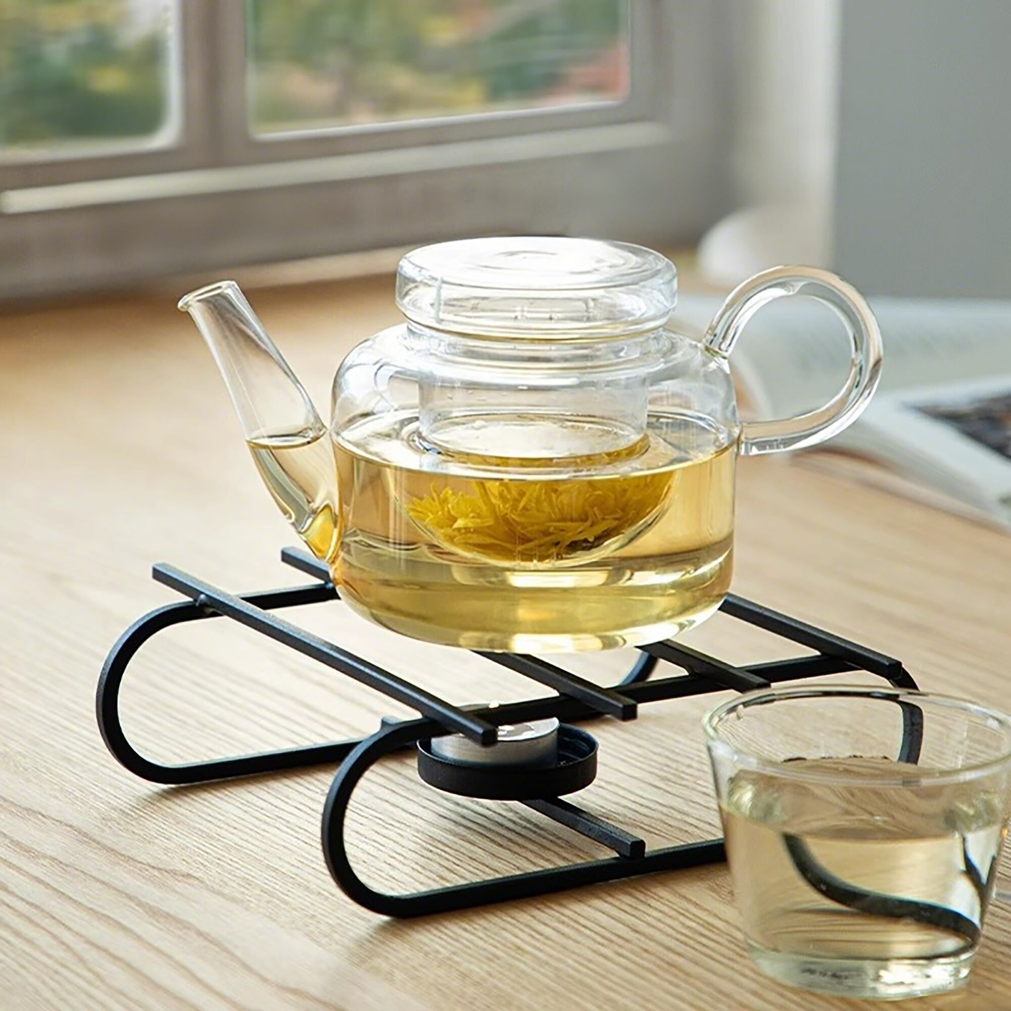 Théière japonaise en verre Shimoyama