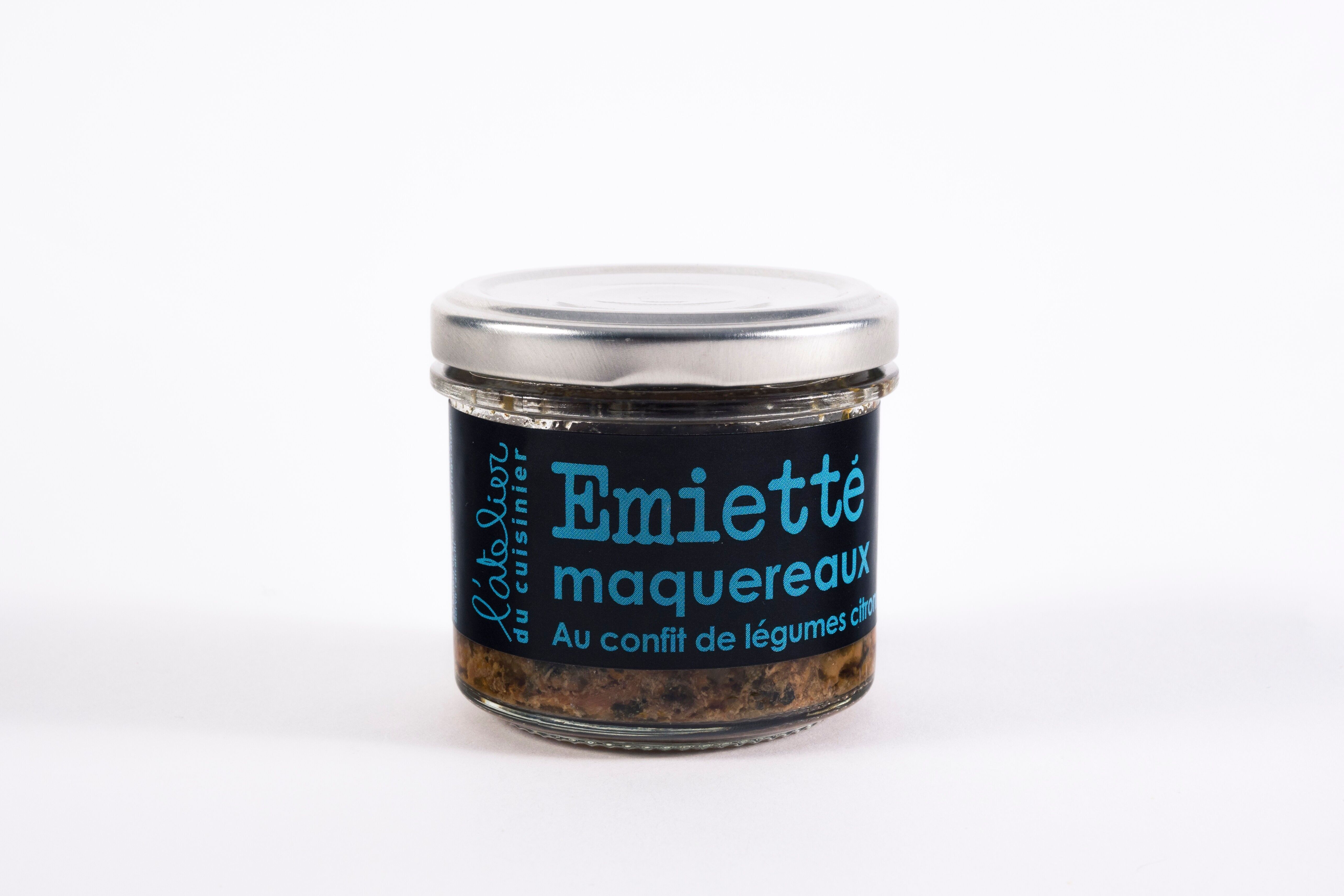 Sgombro a scaglie con confit di verdure al limone 90 g